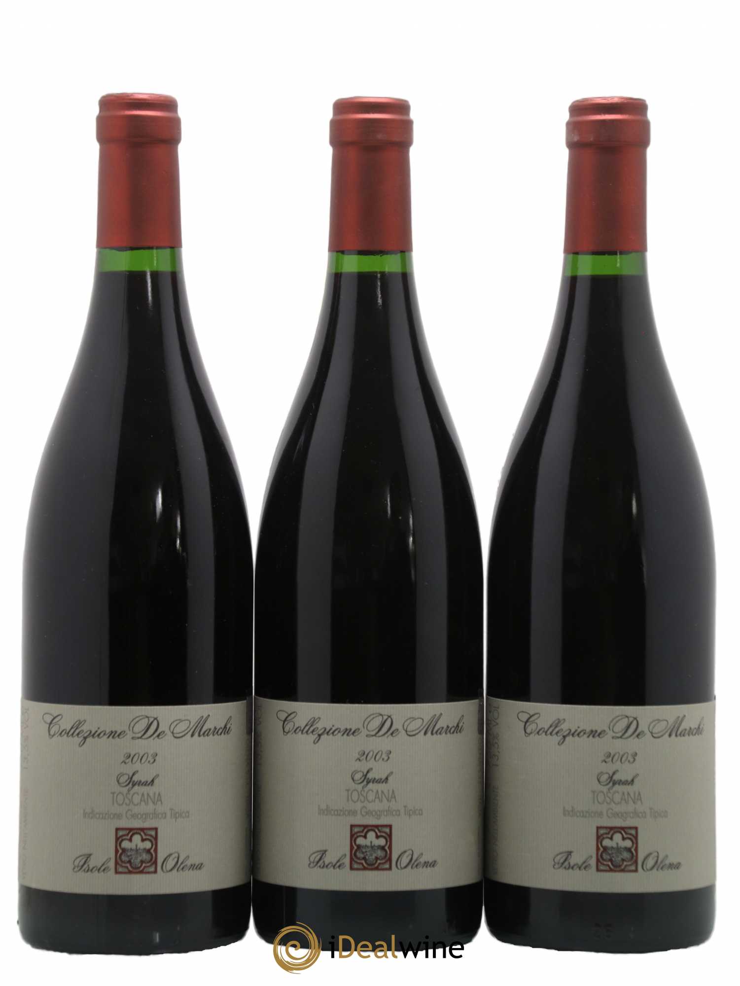 Toscana IGT Collezione Privata Syrah Isole e Olena (sans prix de réserve) 2003 - Posten von 3 Flaschen - 0