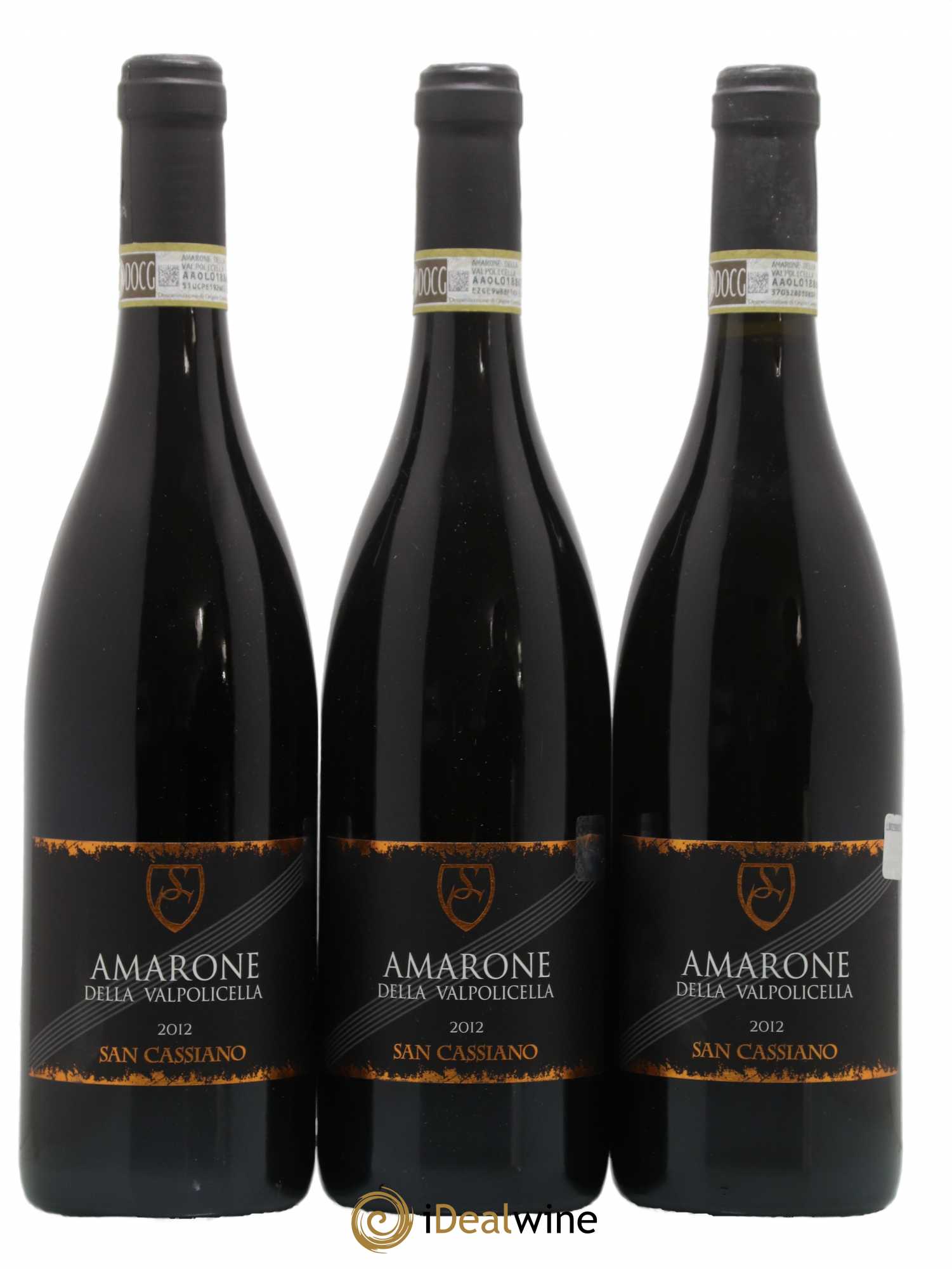 Amarone della Valpolicella DOC San Cassiano (sans prix de réserve) 2012 - Posten von 3 Flaschen - 0