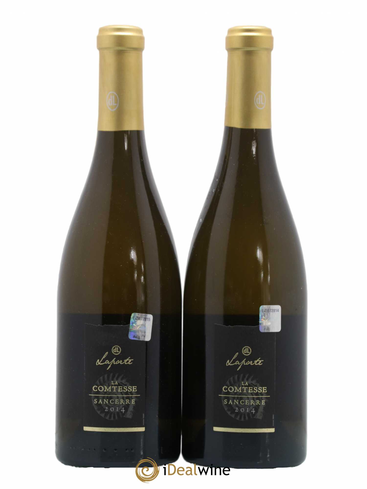 Sancerre La Comtesse Bio Domaine Laporte (sans prix de réserve) 2014 - Posten von 2 Flaschen - 0