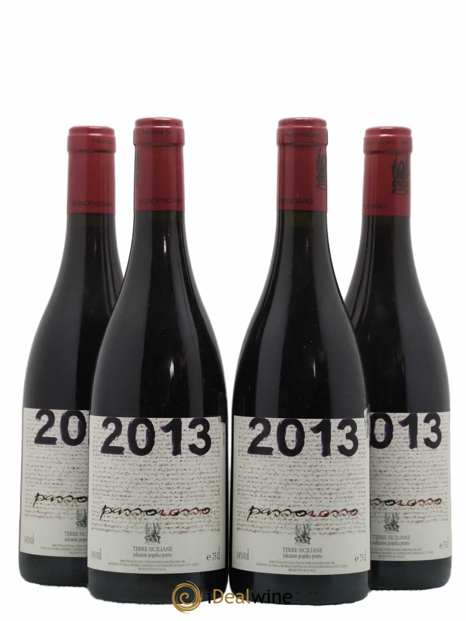 IGT Sicile Terre Siciliane Passorosso Passopisciaro 2013 - Posten von 4 Flaschen - 0