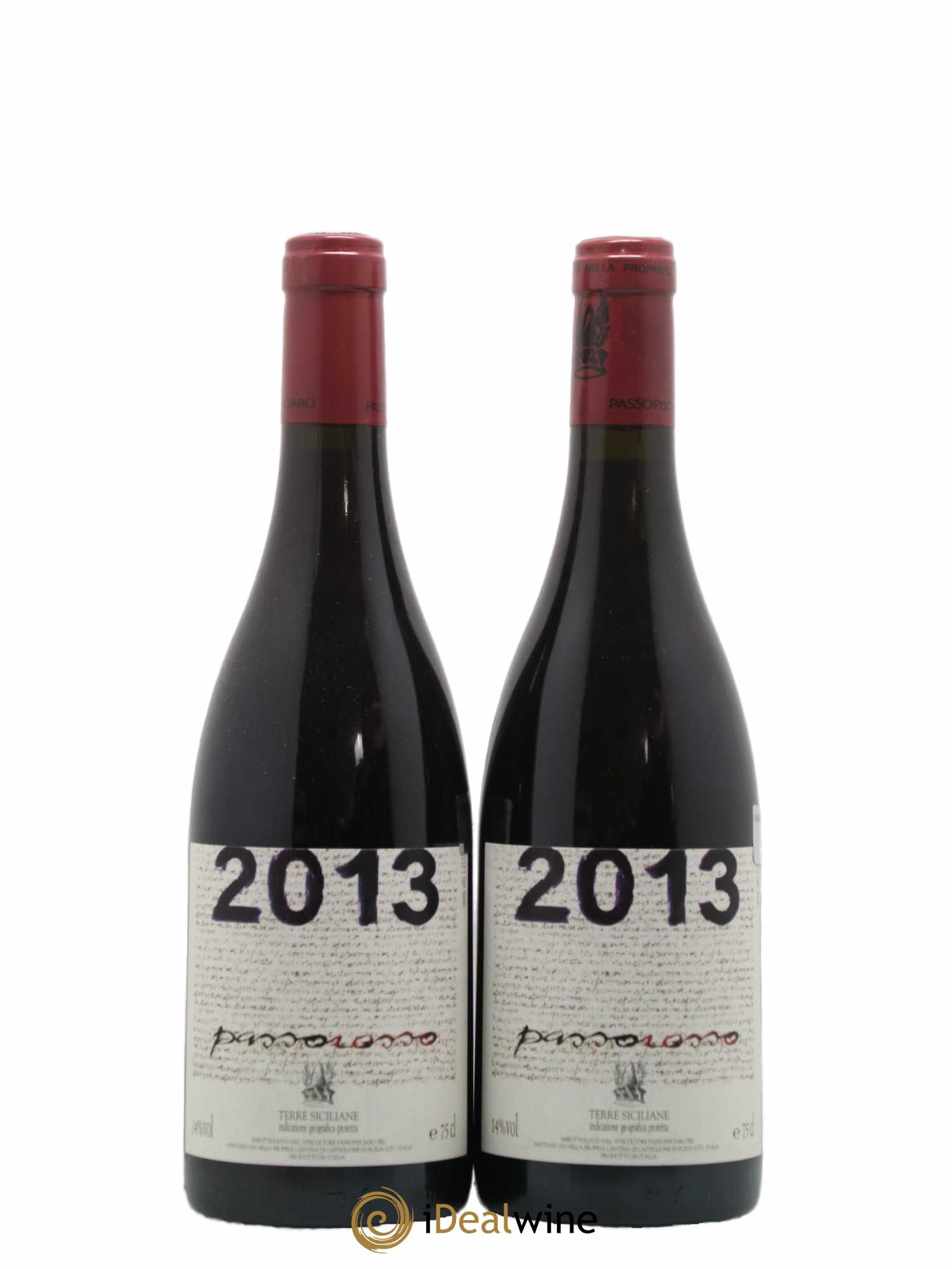 IGT Sicile Terre Siciliane Passorosso Passopisciaro (sans prix de réserve) 2013 - Posten von 2 Flaschen - 0