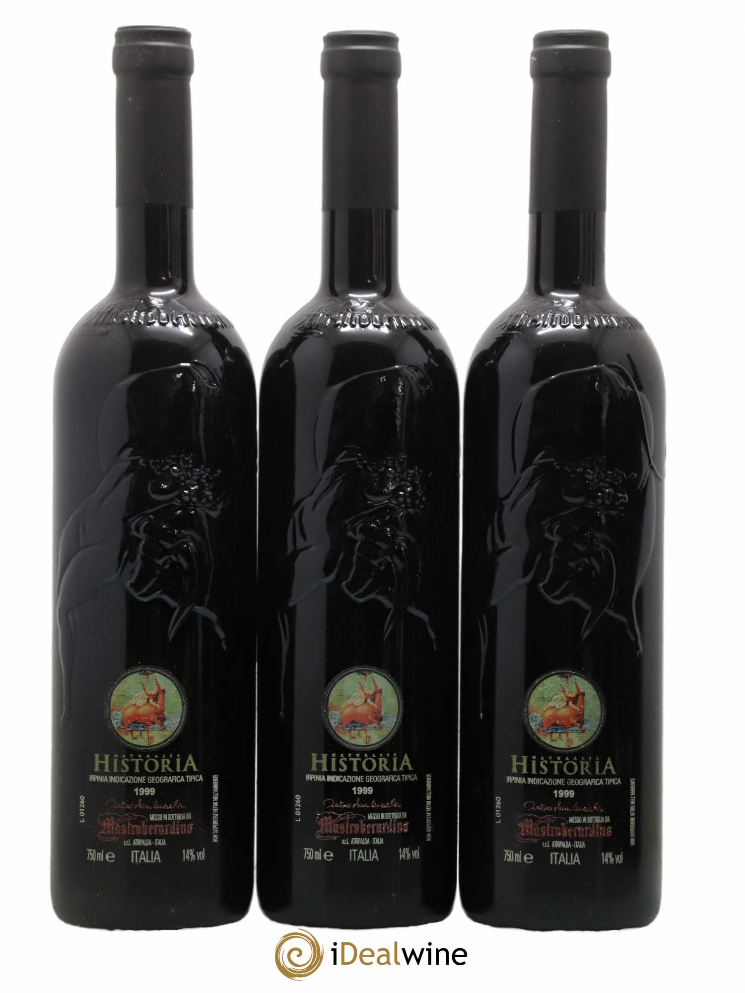 Campanie Irpinia IGP Naturalis Historia Mastroberardino (sans prix de réserve) 1999 - Posten von 6 Flaschen - 2