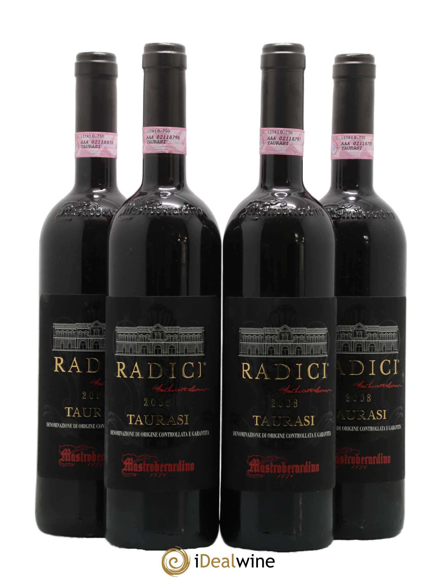 Taurasi DOCG Radici Mastroberardino 2008 - Lot de 4 bouteilles - 0
