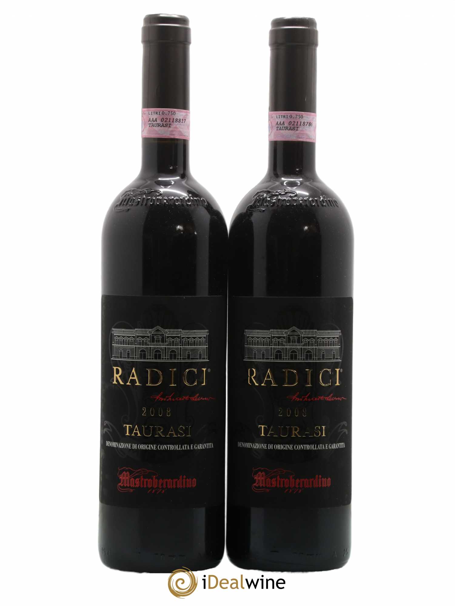 Taurasi DOCG Radici Mastroberardino 2008 - Lot de 2 bouteilles - 0
