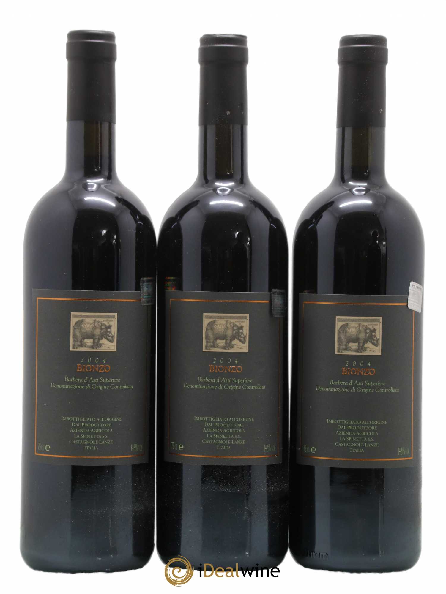 Italie Barbera d'Asti DOCG Bionzo Superiore La Spinetta (sans prix de réserve) 2004 - Posten von 3 Flaschen - 0