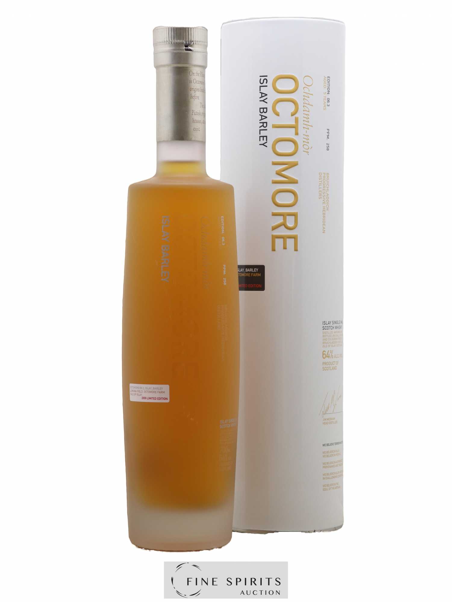Octomore 5 years Of. Edition 06.3 Islay Barley 2009 Limited Edition - Lot de 1 bouteille - 0