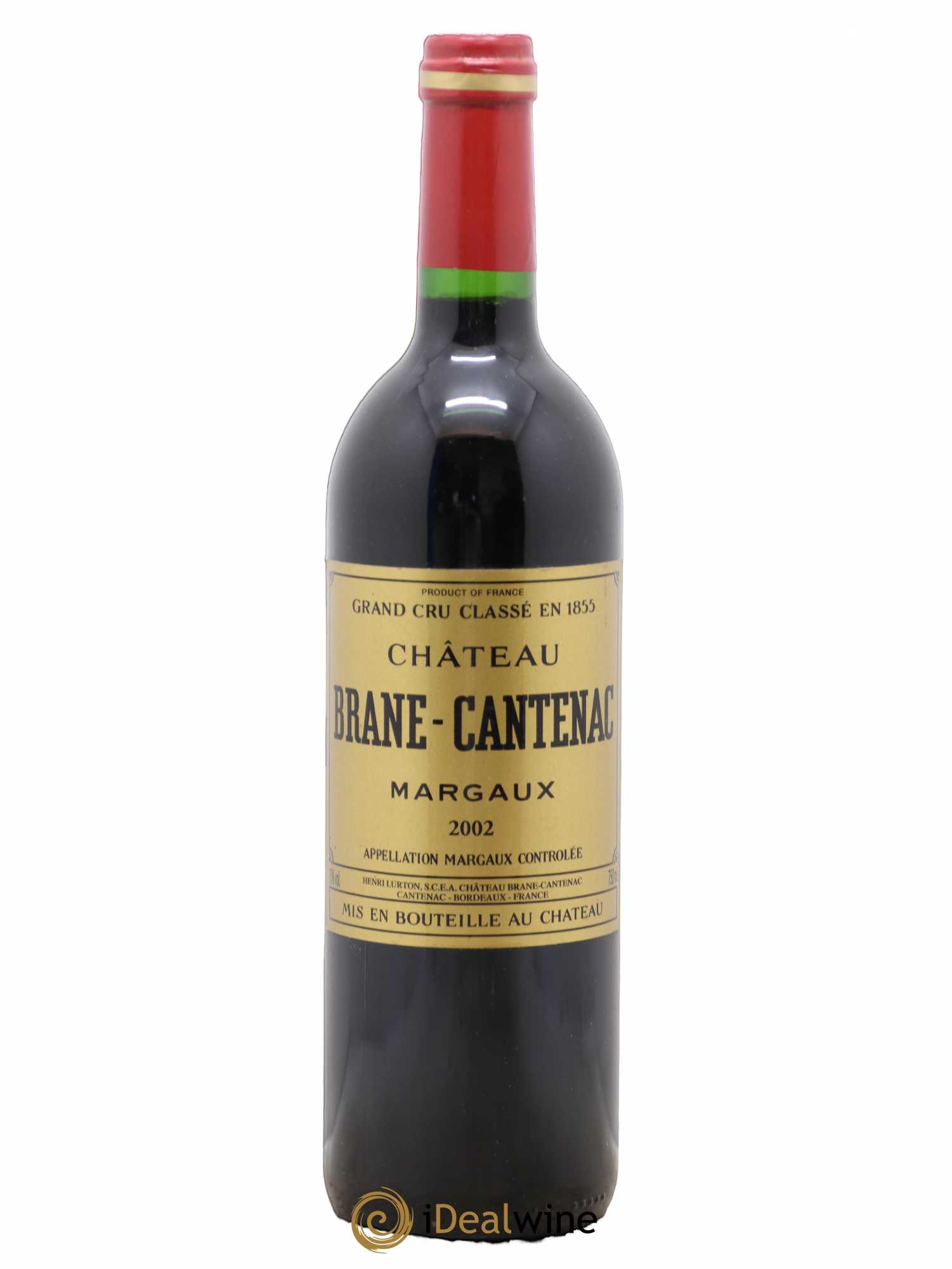 Château Brane Cantenac 2ème Grand Cru Classé 2002 - Lot de 1 bouteille - 0