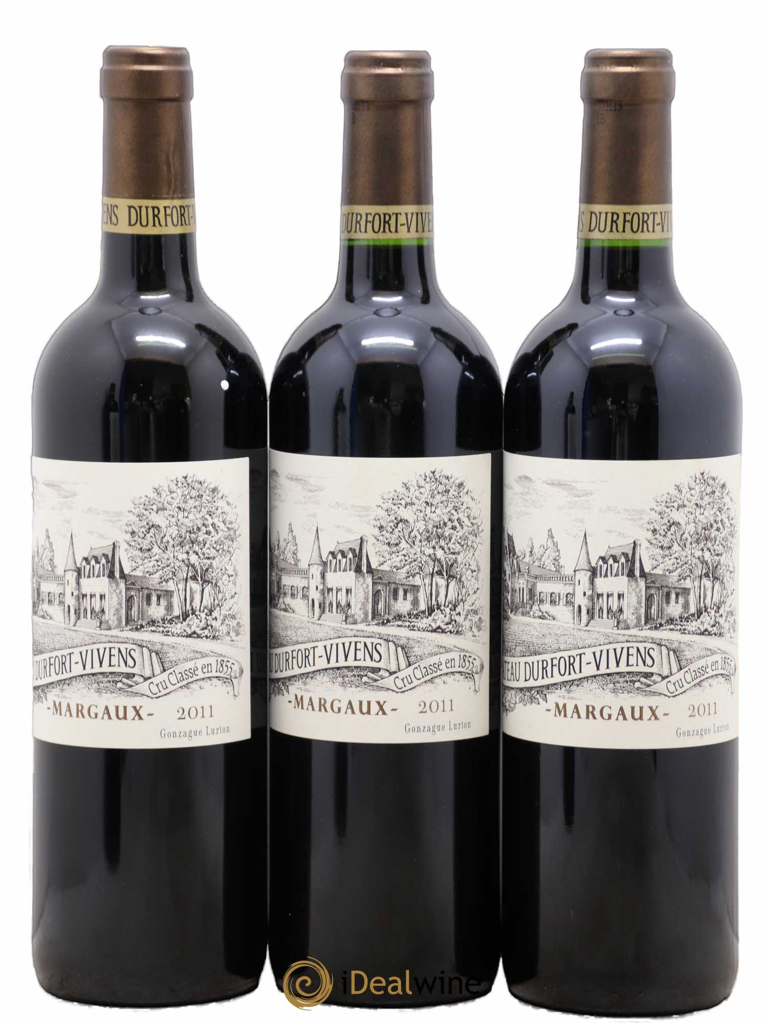 Château Durfort Vivens 2ème Grand Cru Classé 2011 - Lot de 3 bouteilles - 0