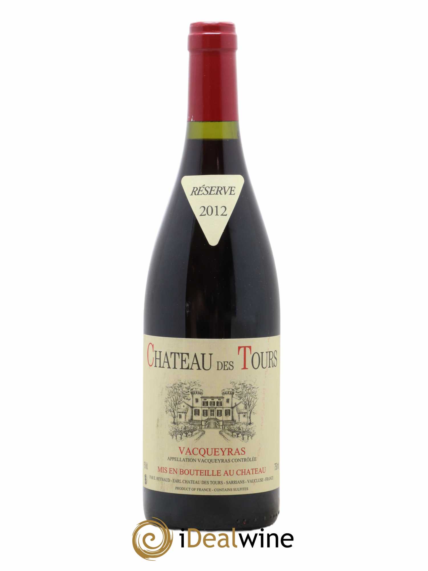 Vacqueyras Château des Tours Emmanuel Reynaud 2012 - Lot of 1 bottle - 0