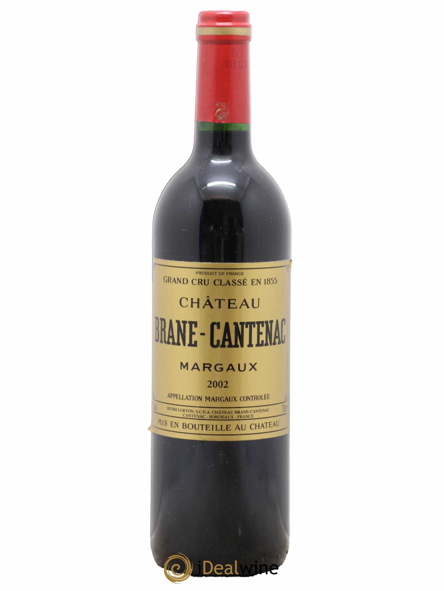 Château Brane Cantenac 2ème Grand Cru Classé 2002 - Lot de 1 bouteille - 0