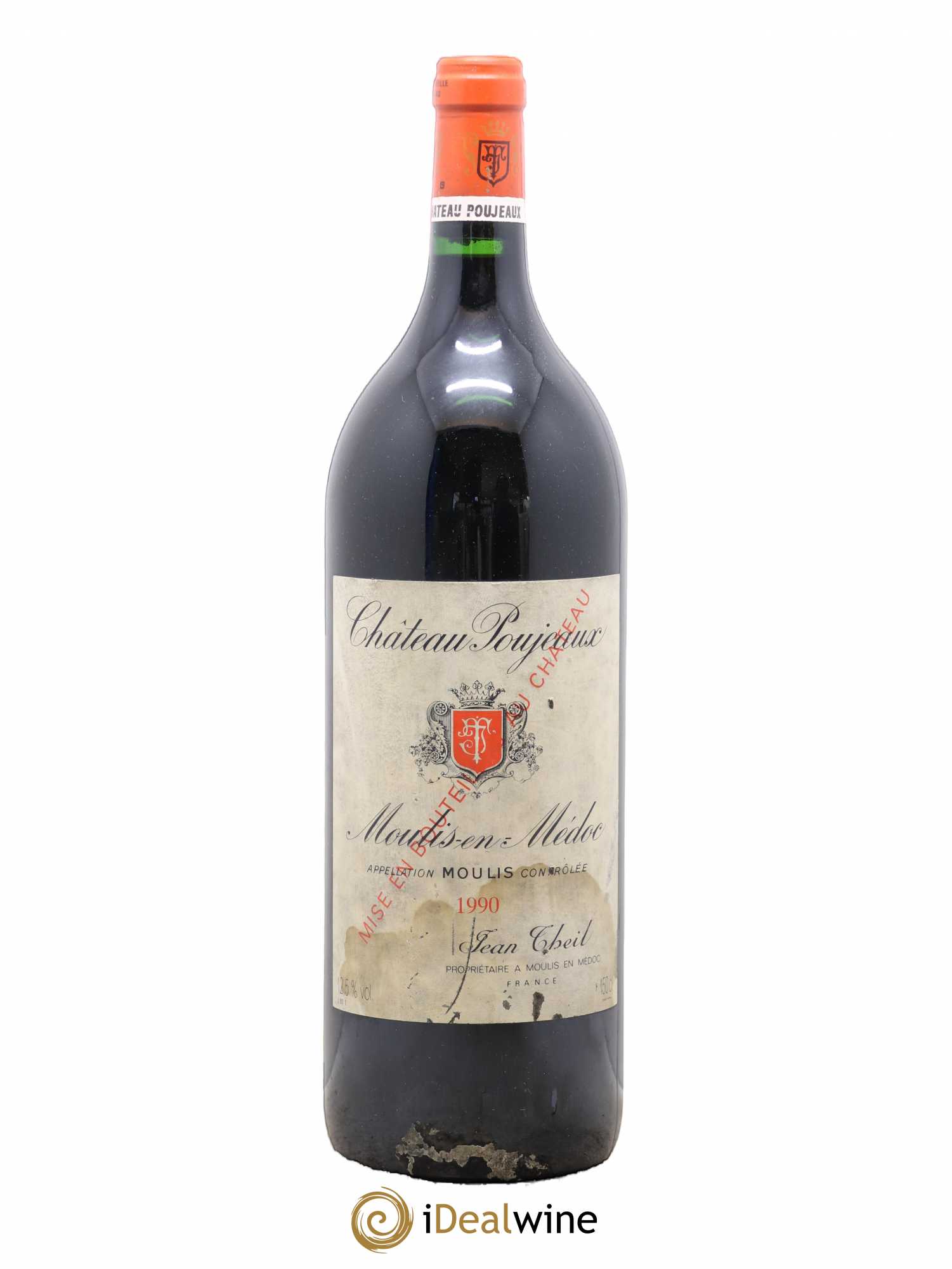 Château Poujeaux 1990 - Lot de 1 magnum - 0
