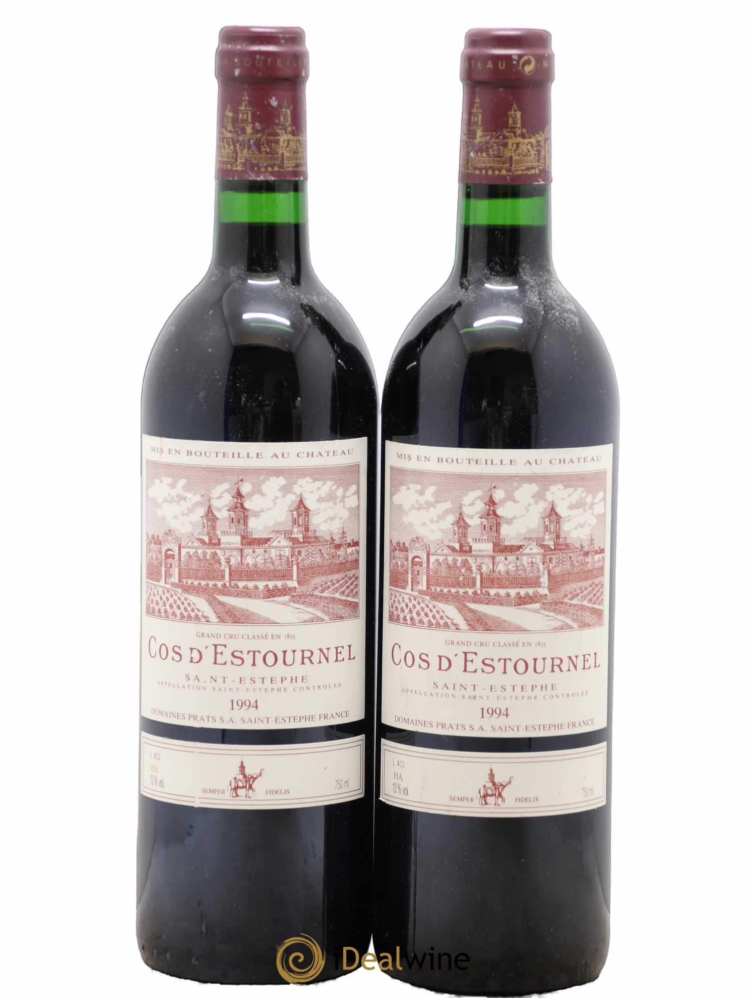 Cos d'Estournel 2ème Grand Cru Classé 1994 - Lot de 2 bouteilles - 0