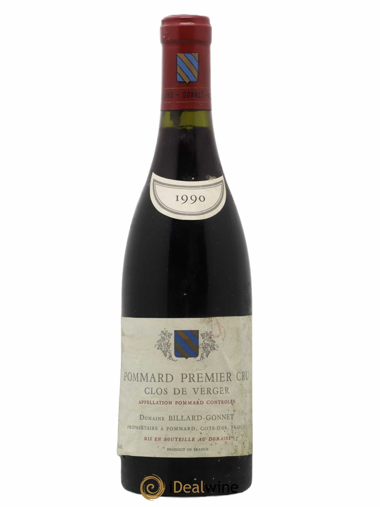 Pommard 1er Cru Clos de Vergers domaine Billard Gonnet 1990 - Posten von 1 Flasche - 0