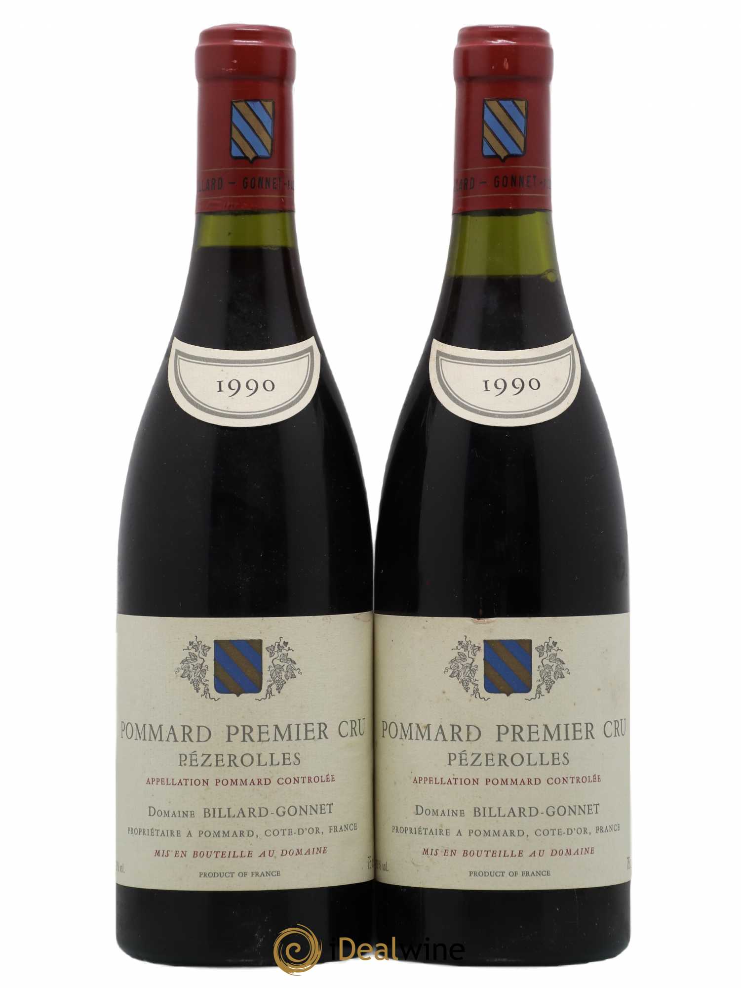 Pommard 1er Cru Pézerolles domaine Billard Gonnet 1990 - Posten von 2 Flaschen - 0