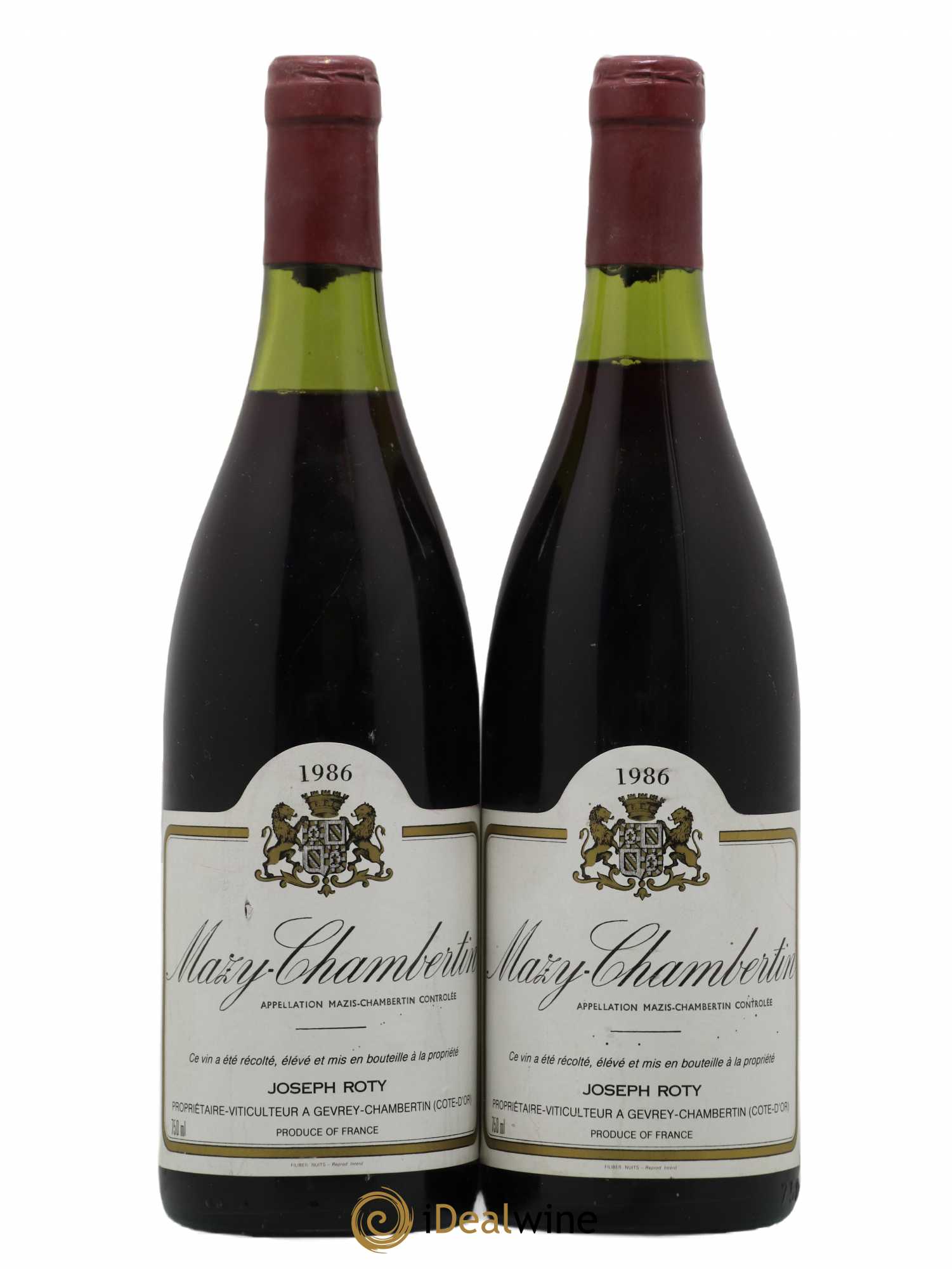 Mazis-Chambertin Grand Cru Joseph Roty (Domaine) 1986 - Lot de 2 bouteilles - 0
