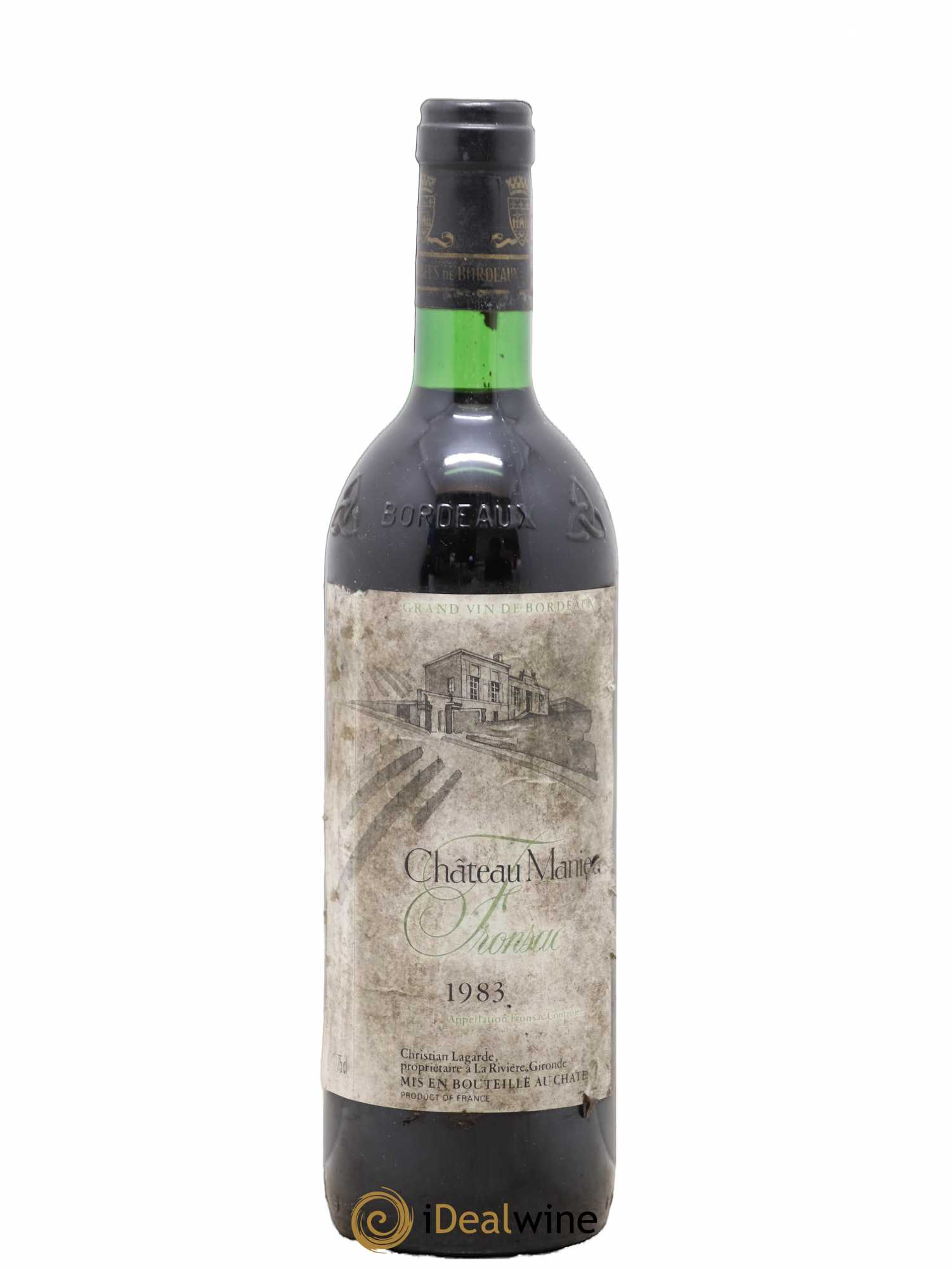 Fronsac Château Manieu 1983 - Posten von 1 Flasche - 0