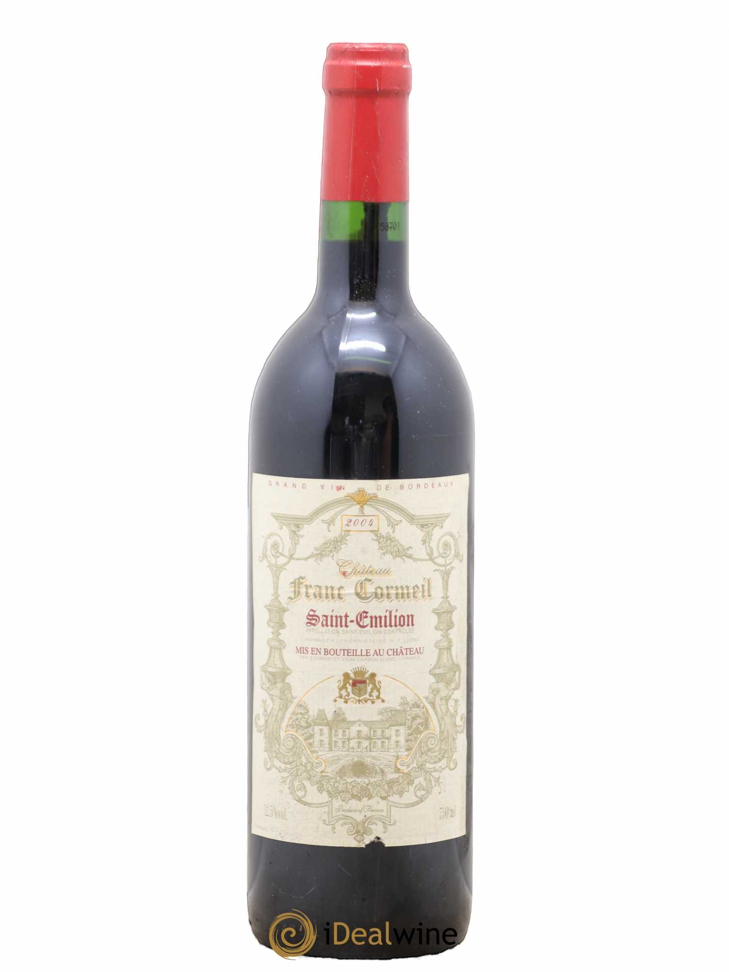 Saint-Émilion Château Franc Cormeil 2004 - Posten von 1 Flasche - 0