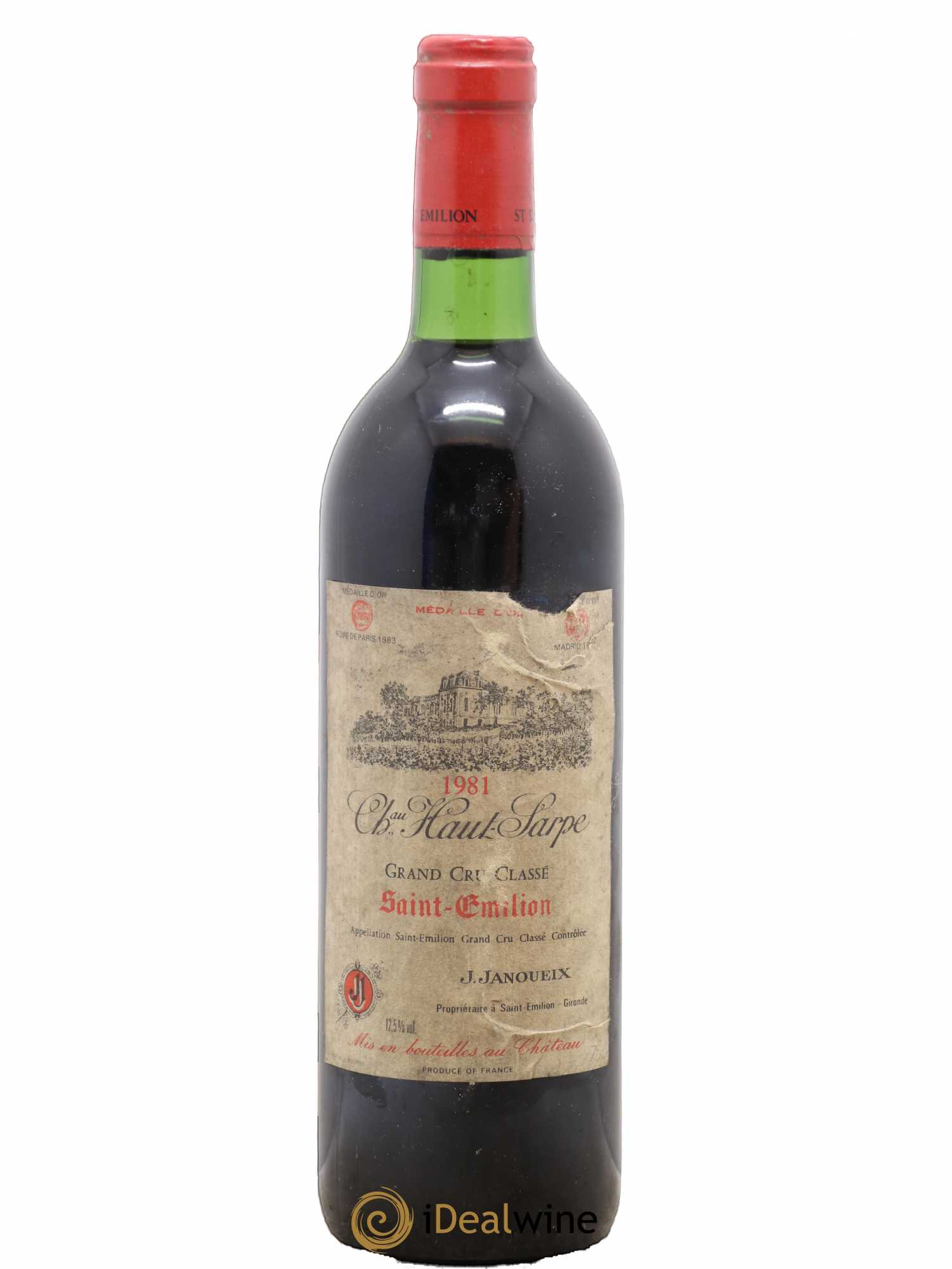 Château Haut Sarpe Grand Cru Classé 1981 - Lot de 1 bouteille - 0
