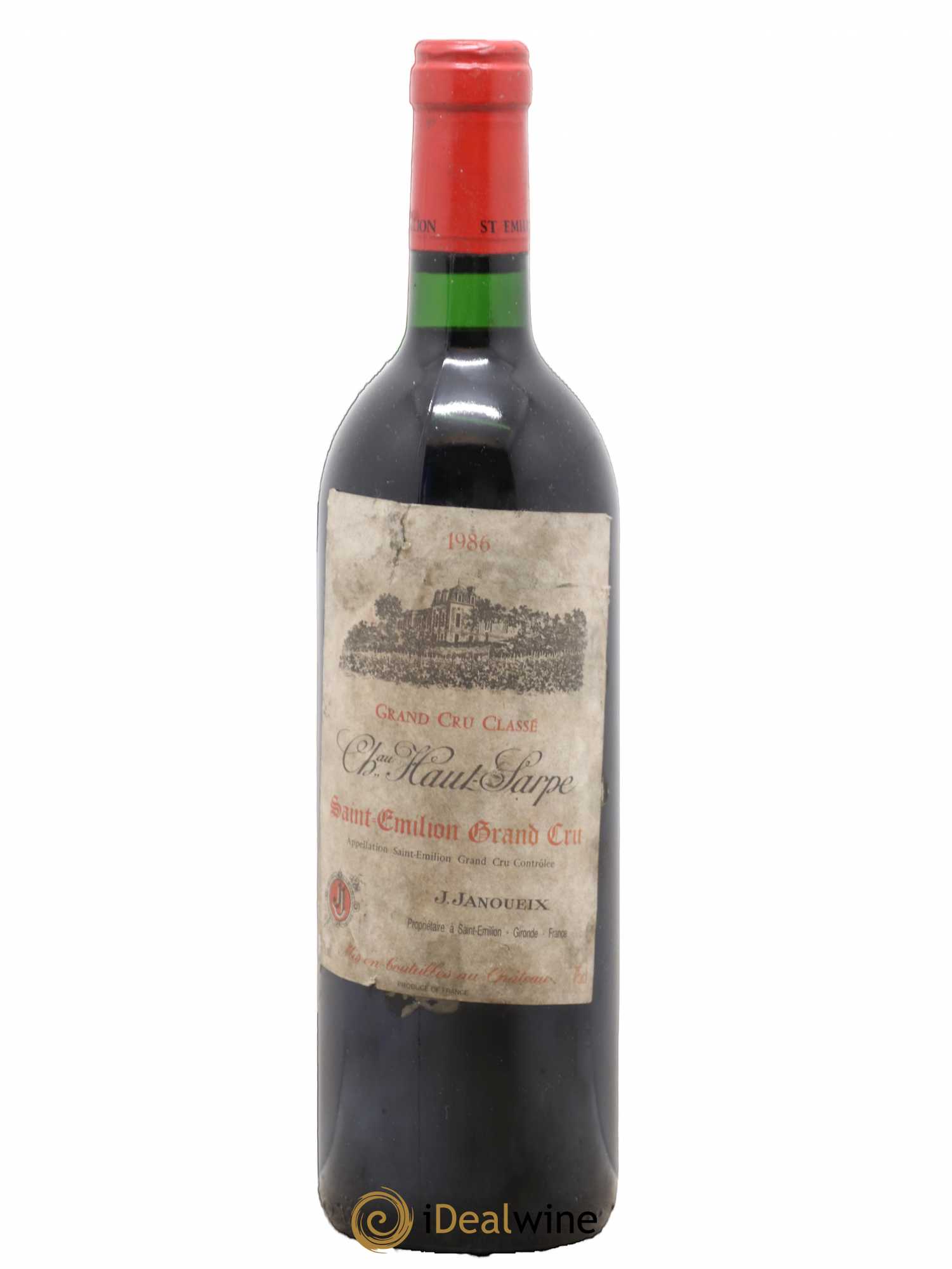 Château Haut Sarpe Grand Cru Classé 1986 - Lot de 1 bouteille - 0