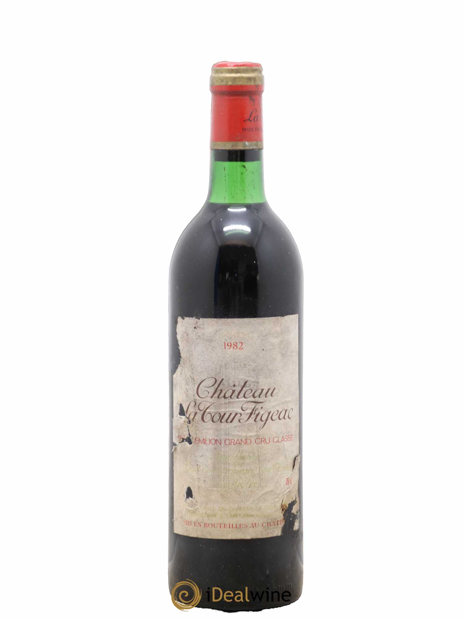 Château la Tour Figeac Grand Cru Classé 1982 - Lot de 1 bouteille - 0