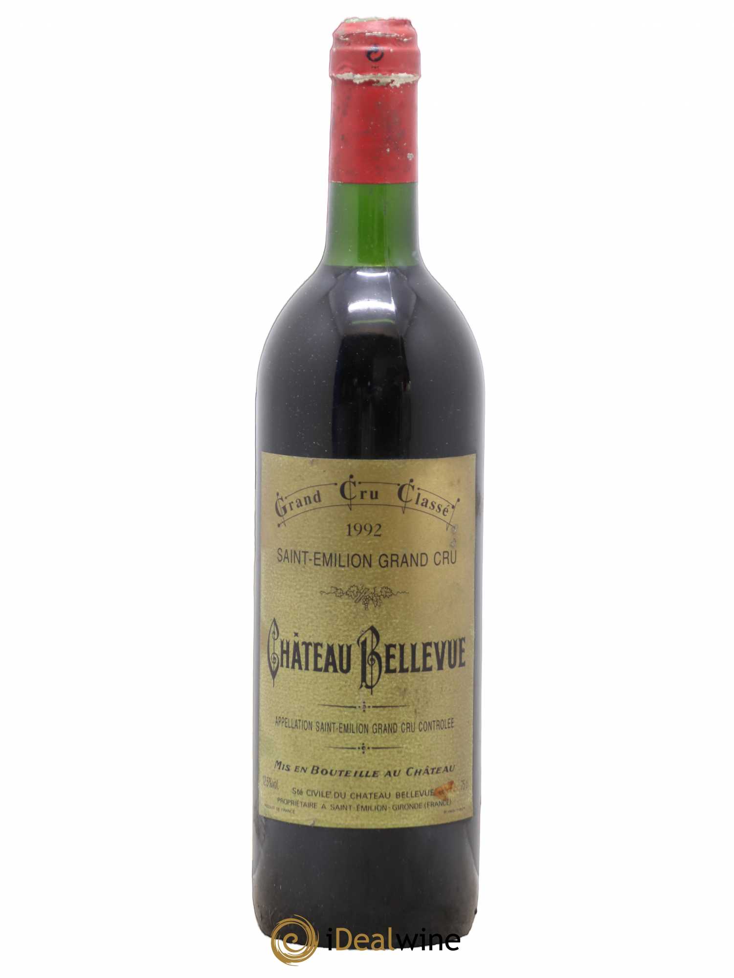 Château Bellevue Grand Cru Classé 1992 - Lot de 1 bouteille - 0