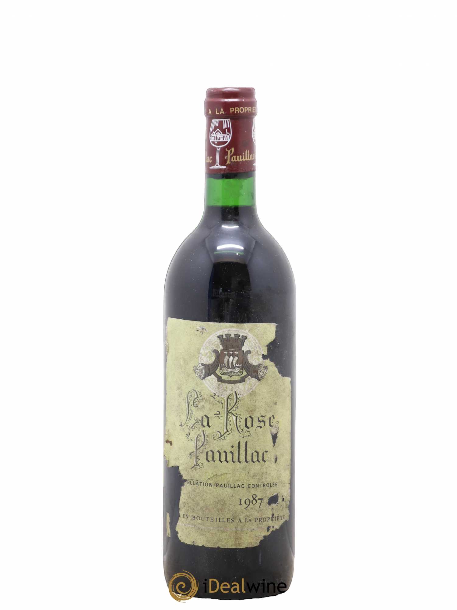 La Rose Pauillac 1987 - Lot de 1 bouteille - 0