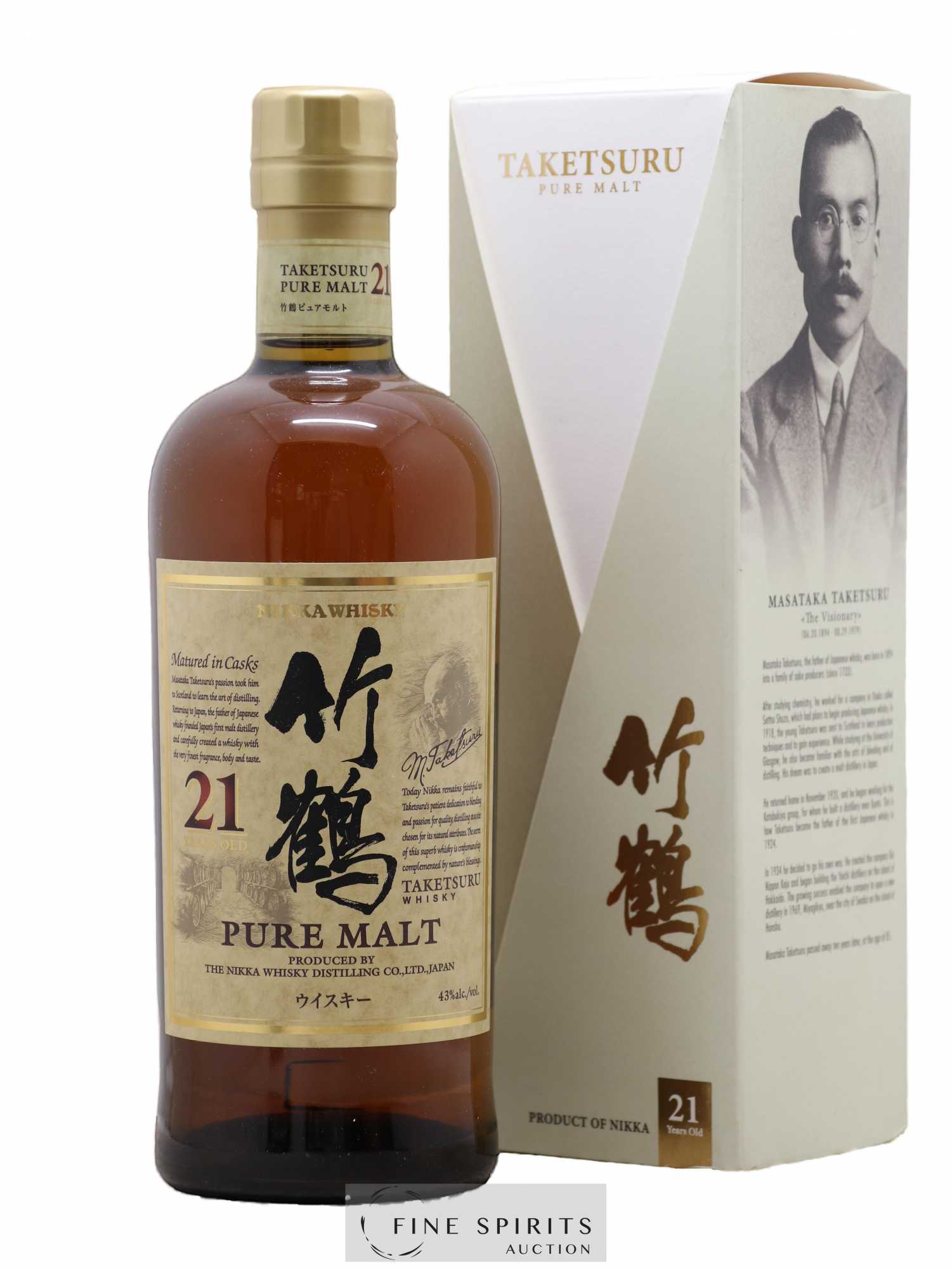 Taketsuru 21 years Of. Pure Malt Nikka Whisky - Posten von 1 Flasche - 0