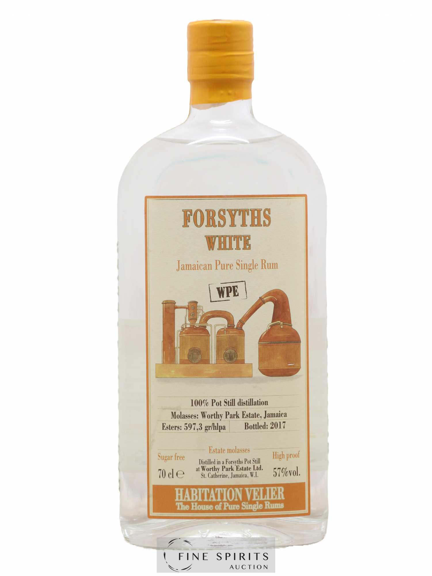 Forsyths Velier White - WPE bottled 2017 Habitation Velier - Lot de 1 bouteille - 0