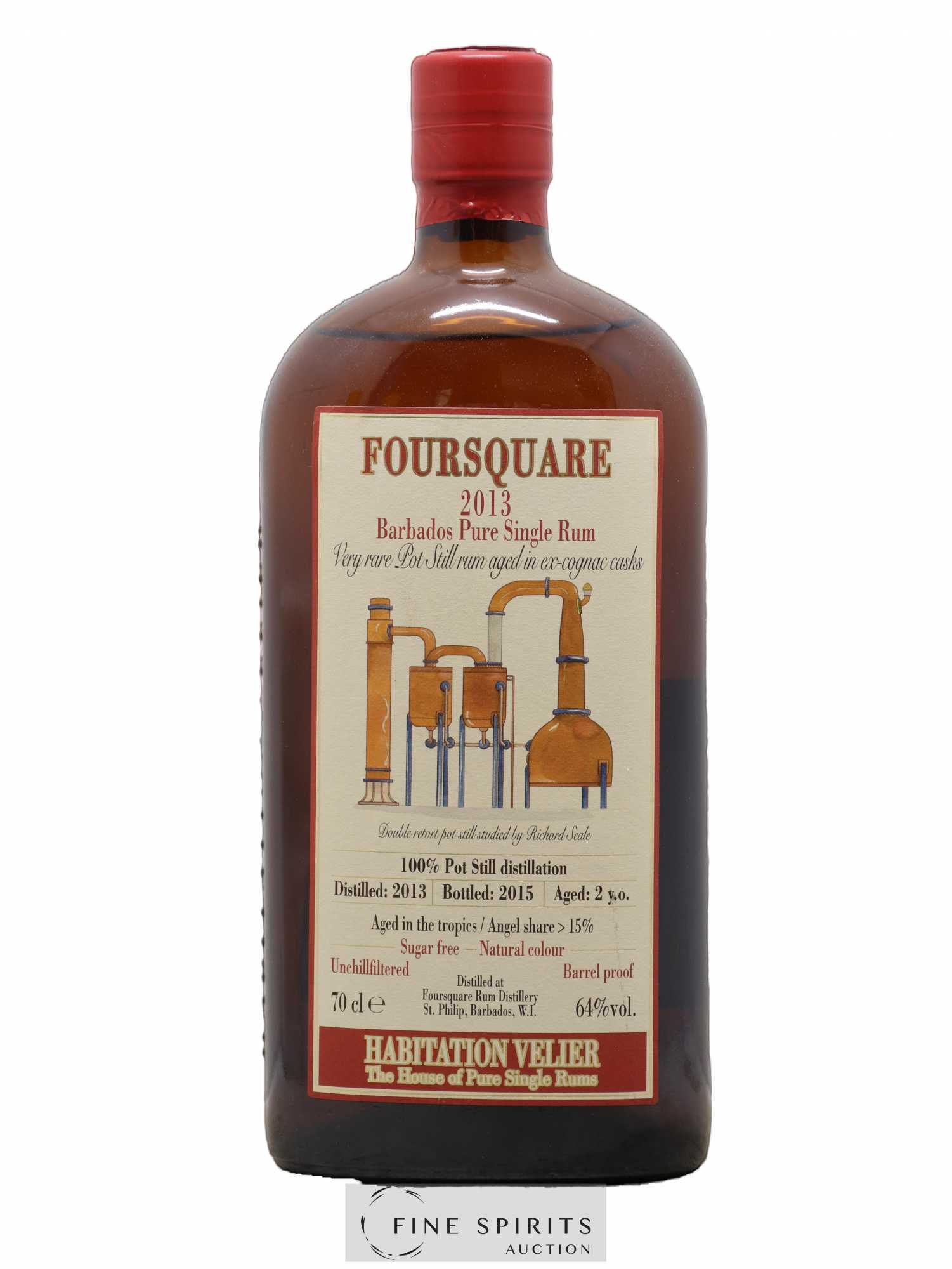 Foursquare 2 years 2013 Velier bottled 2015 Habitation Velier - Posten von 1 Flasche - 0