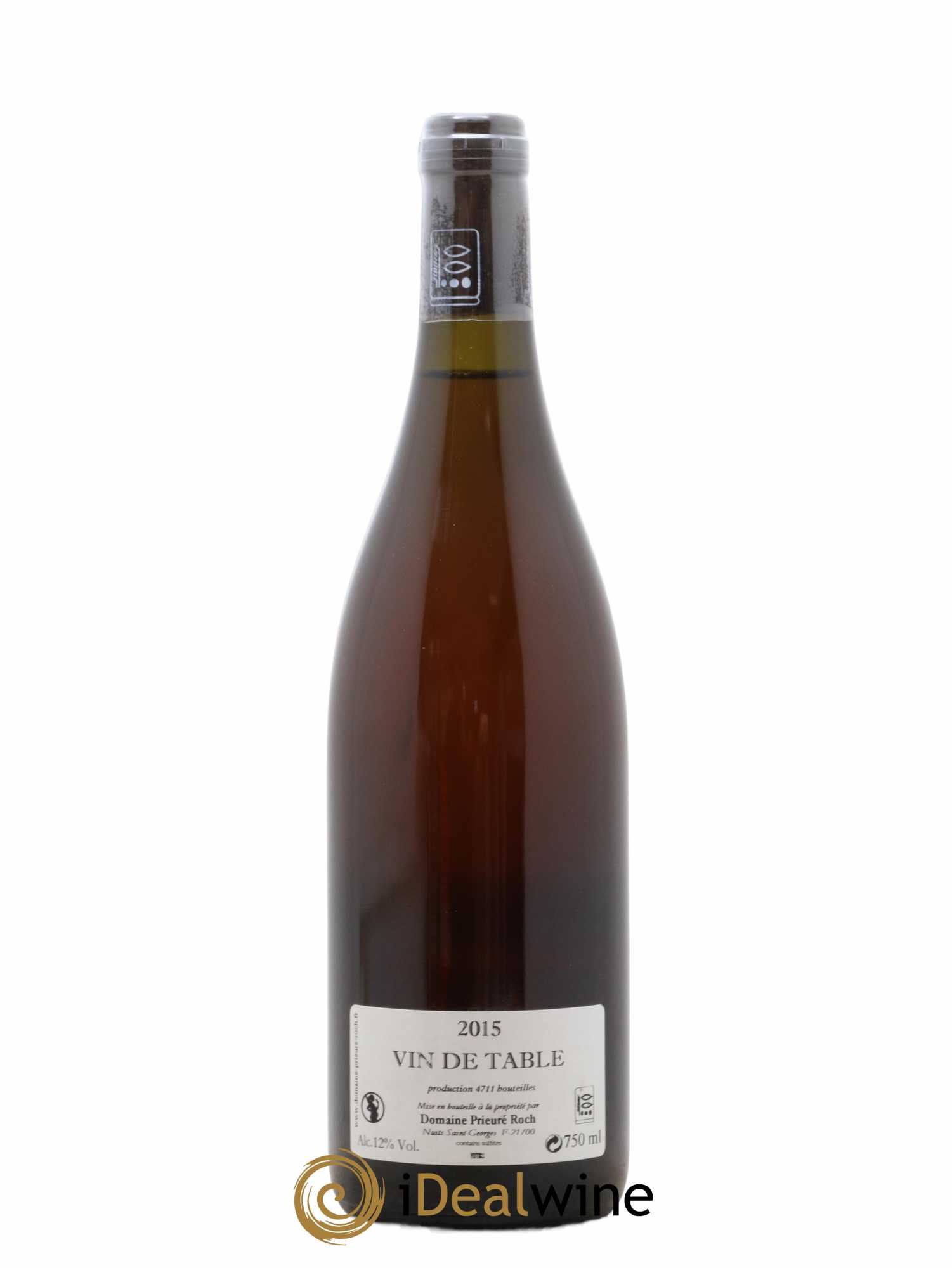 Vin de France Blanc de Macération Prieuré Roch 2015 - Lot de 1 bouteille - 1