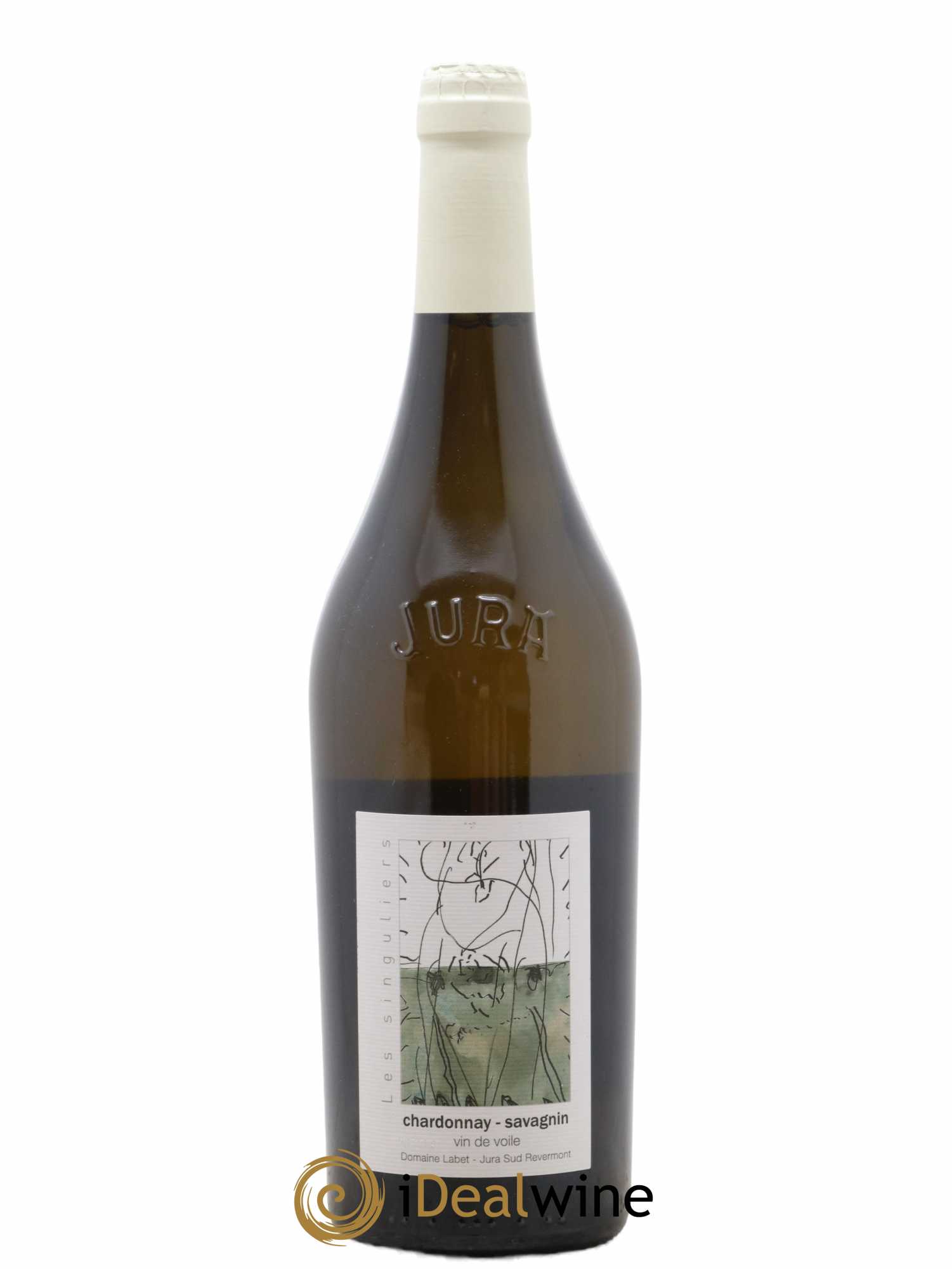 Côtes du Jura Vin de Voile Chardonnay-Savagnin cuvée de garde Romain - Julien - Charline Labet 2019 - Lot de 1 bouteille - 0