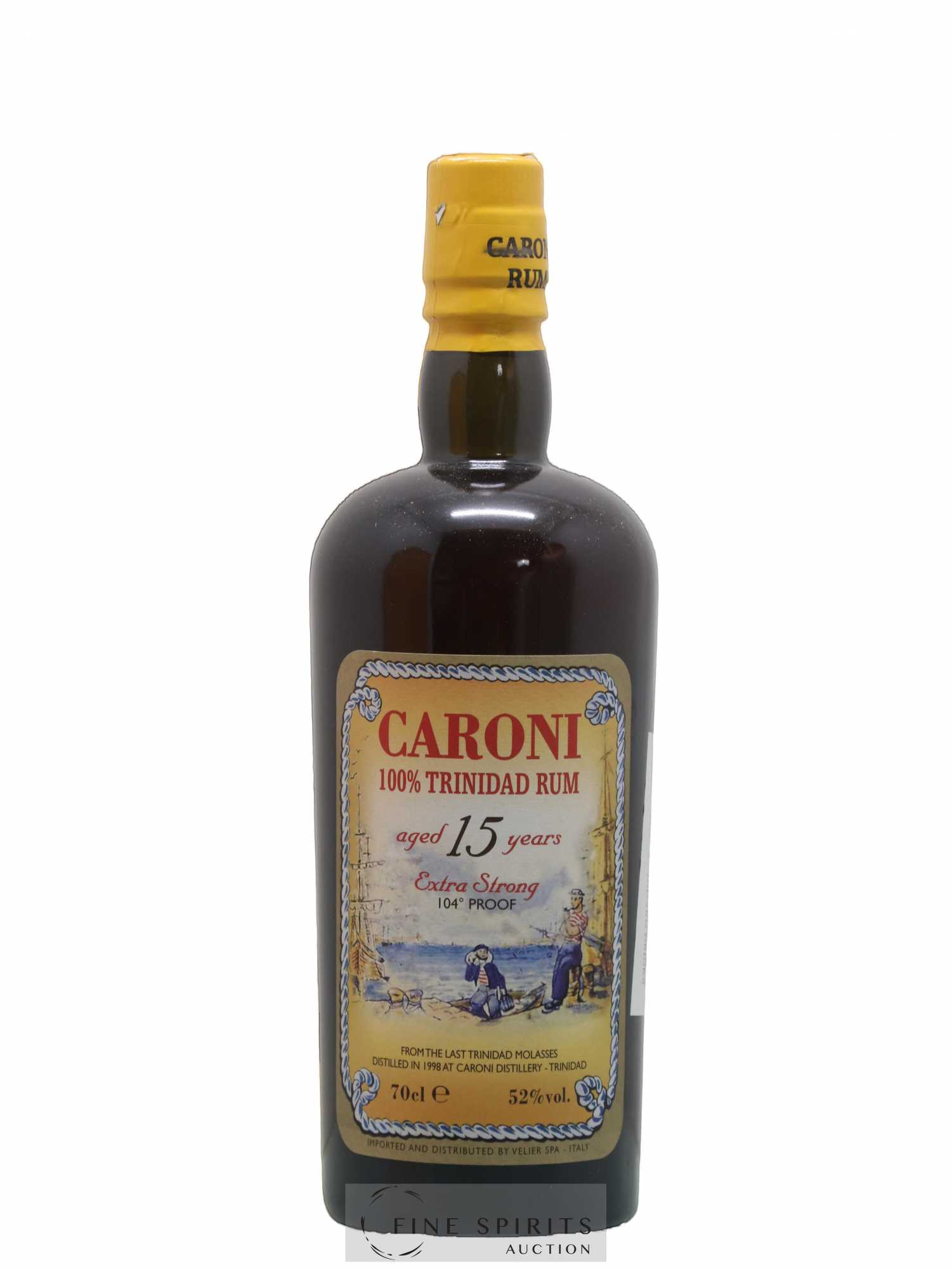 Caroni 15 years 1998 Velier 104° Proof bottled 2013 Extra Strong - Lot de 1 bouteille - 1