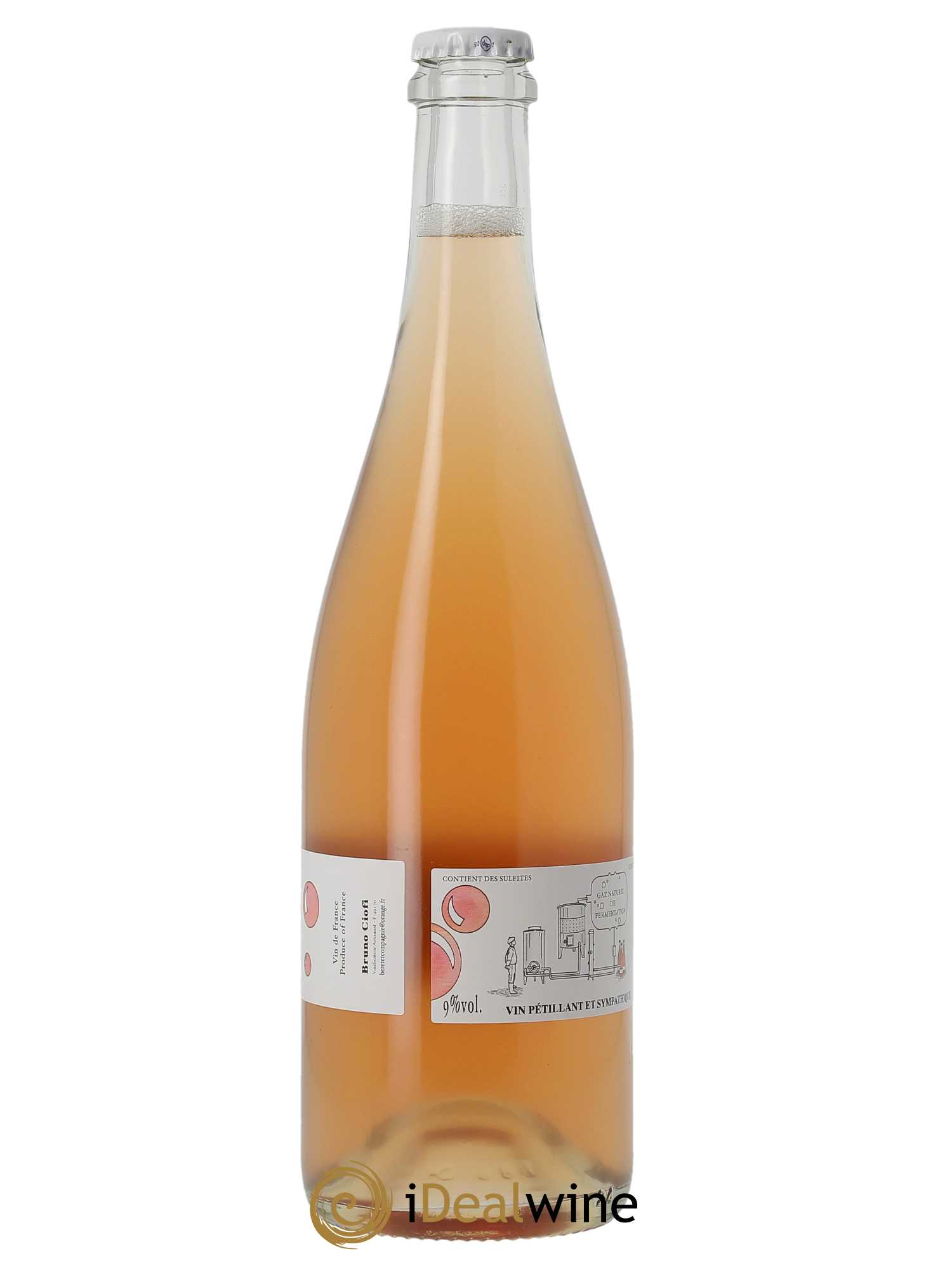 Vin de France Ze Bulle Béret et Compagnie - Bruno Ciofi 2022 - Lot de 1 bouteille - 2