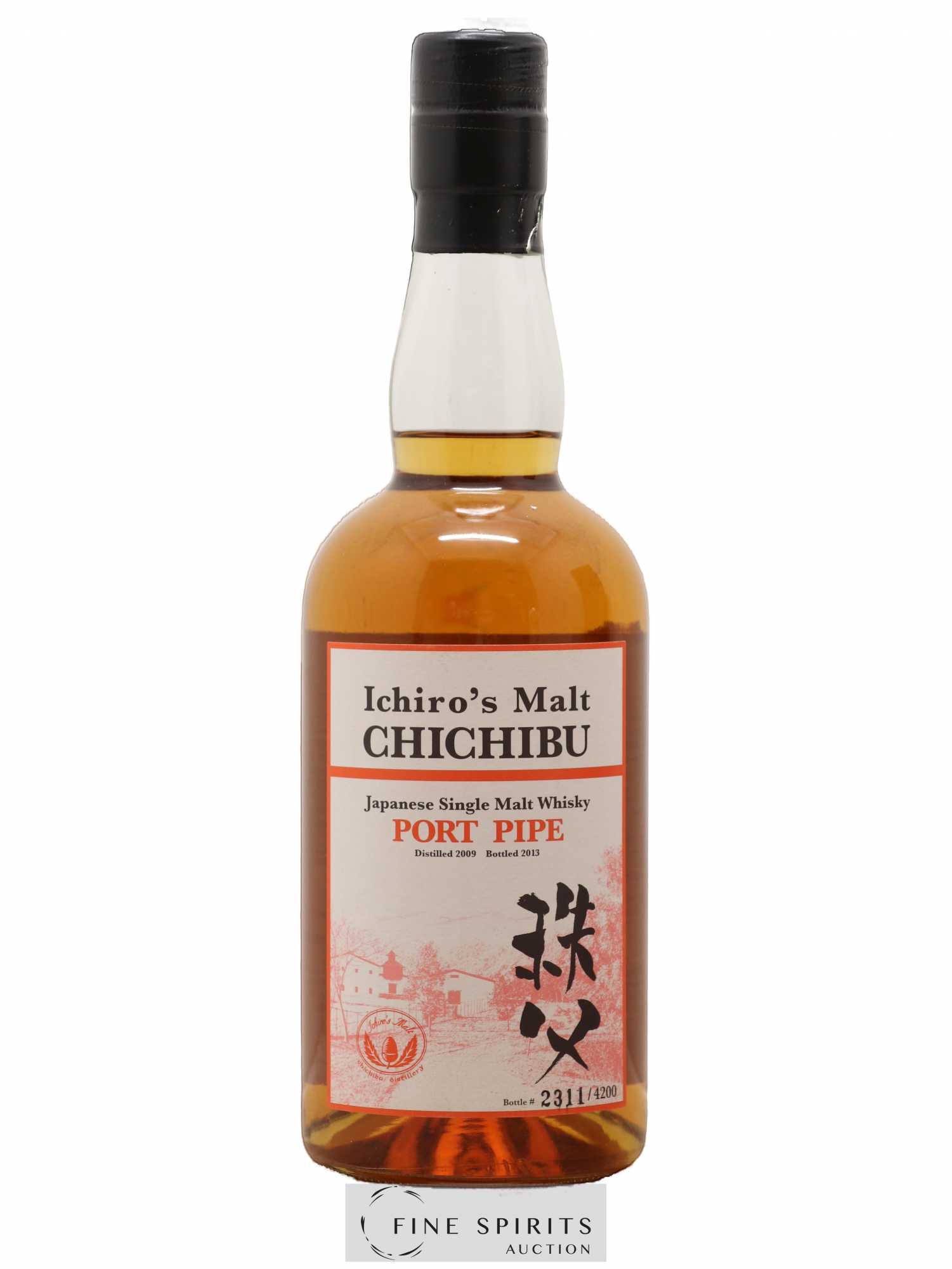 Chichibu 2009 Number One Drinks Port Pipe One of 4200 - bottled 2013 Ichiro's Malt - Lot de 1 bouteille - 1