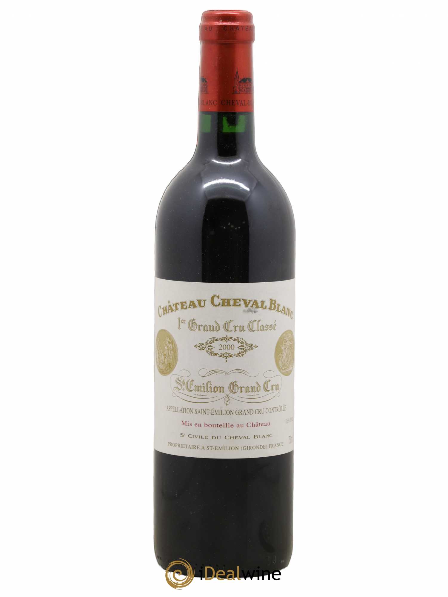 Château Cheval Blanc 1er Grand Cru Classé A 2000 - Lot de 1 bouteille - 0