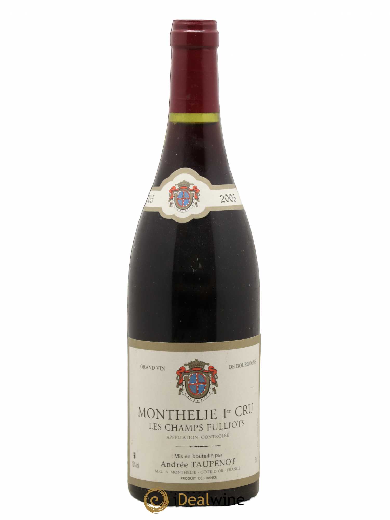 Monthélie 1er Cru Les Champs Fuliots Andree Taupenot 2005 - Posten von 1 Flasche - 0