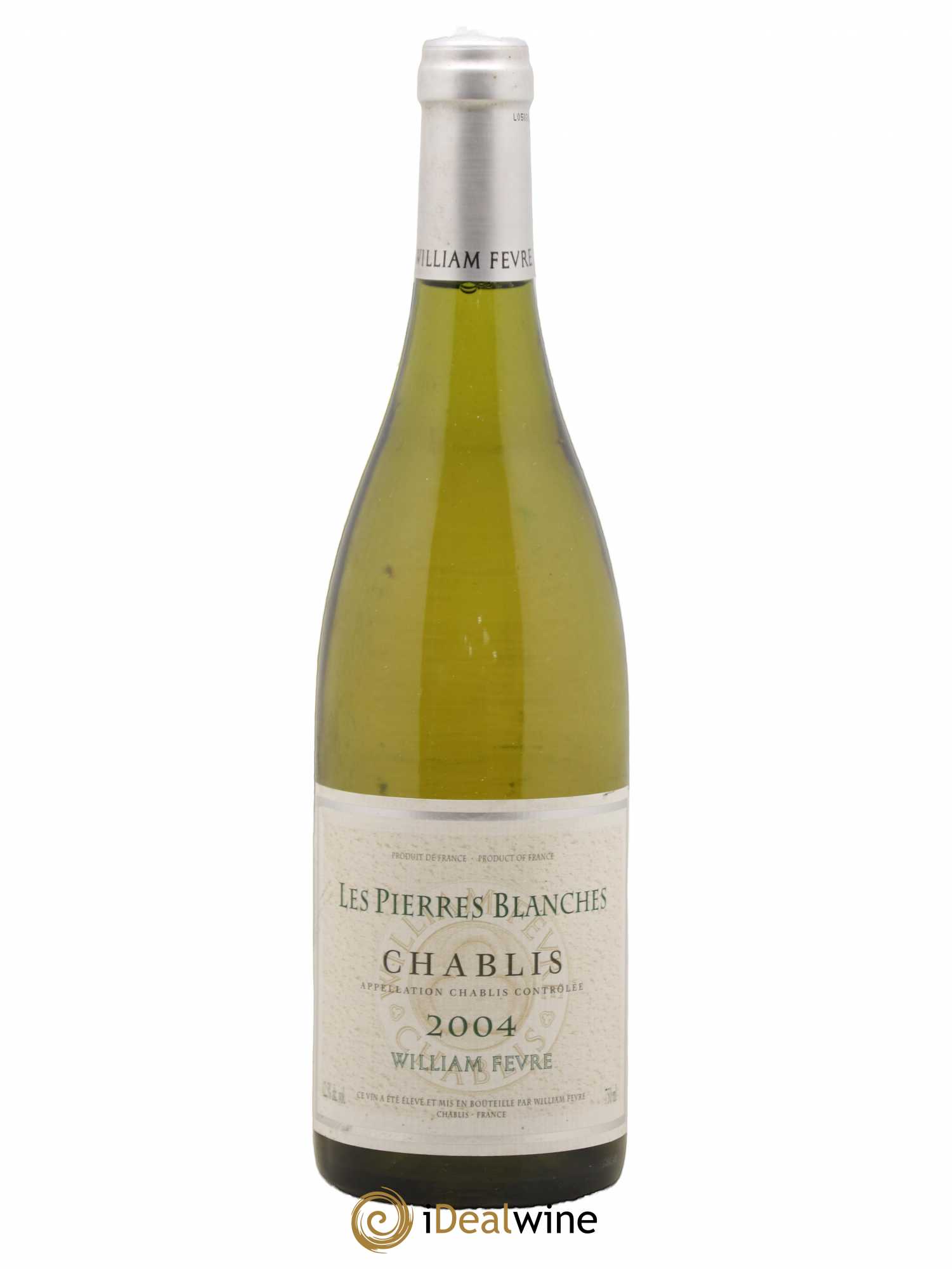 Chablis Les Pierres Blanches William Fevre 2004 - Lot de 1 bouteille - 0