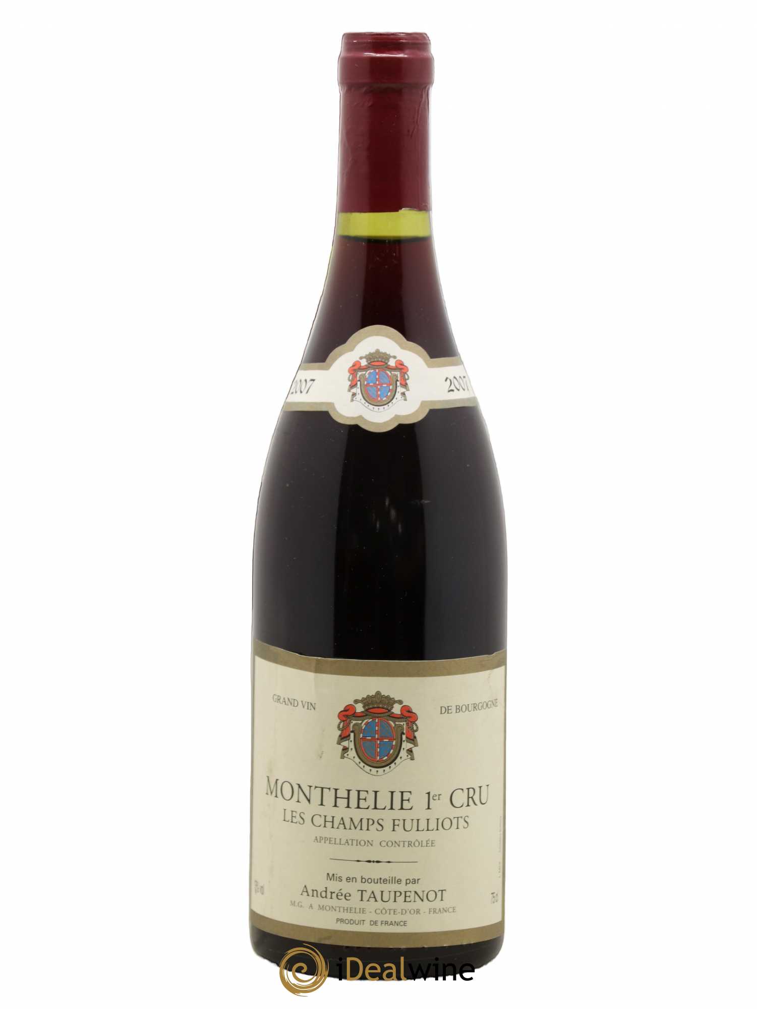 Monthélie 1er Cru Les Champs Fuliots Andree Taupenot 2007 - Posten von 1 Flasche - 0