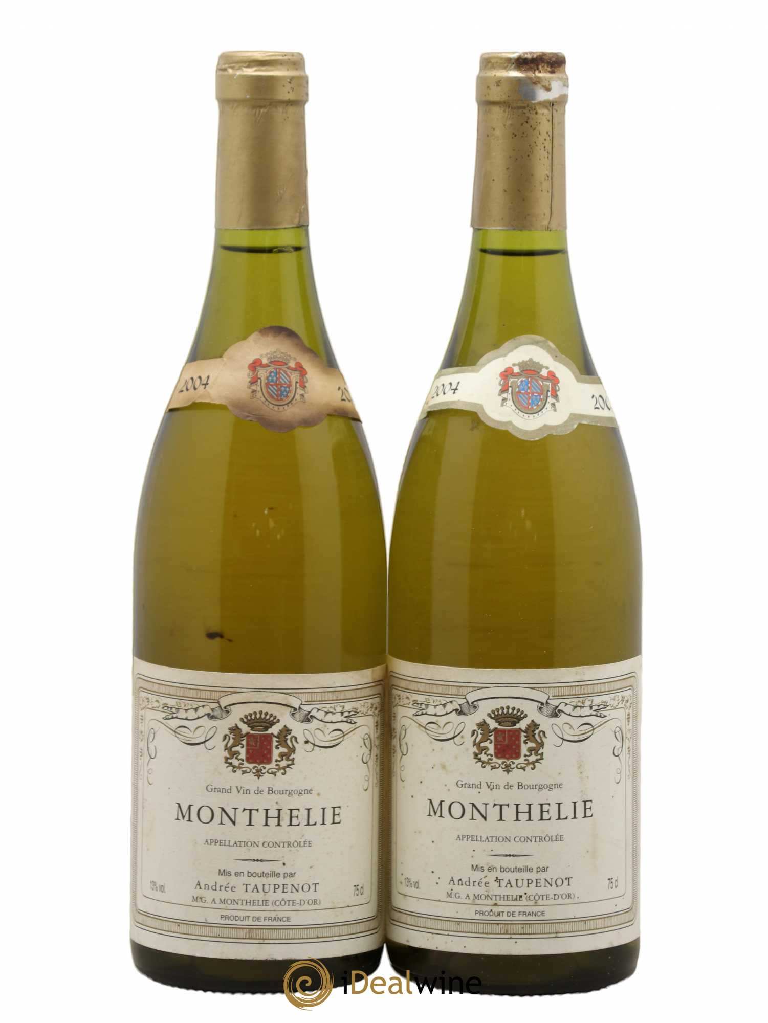 Monthélie Andree Taupenot 2004 - Lot de 2 bouteilles - 0