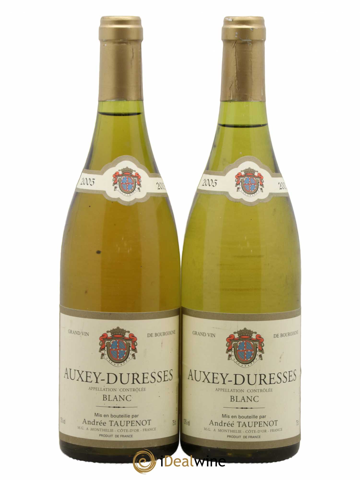 Auxey-Duresses Andree Taupenot 2005 - Lot de 2 bouteilles - 0