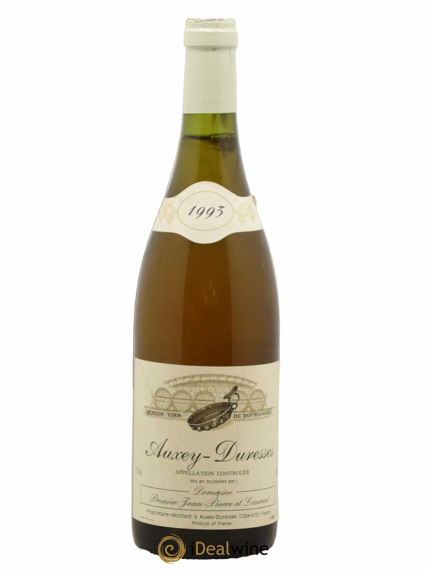 Auxey-Duresses Jean Pierre Et Laurent Prunier 1993 - Posten von 1 Flasche - 0