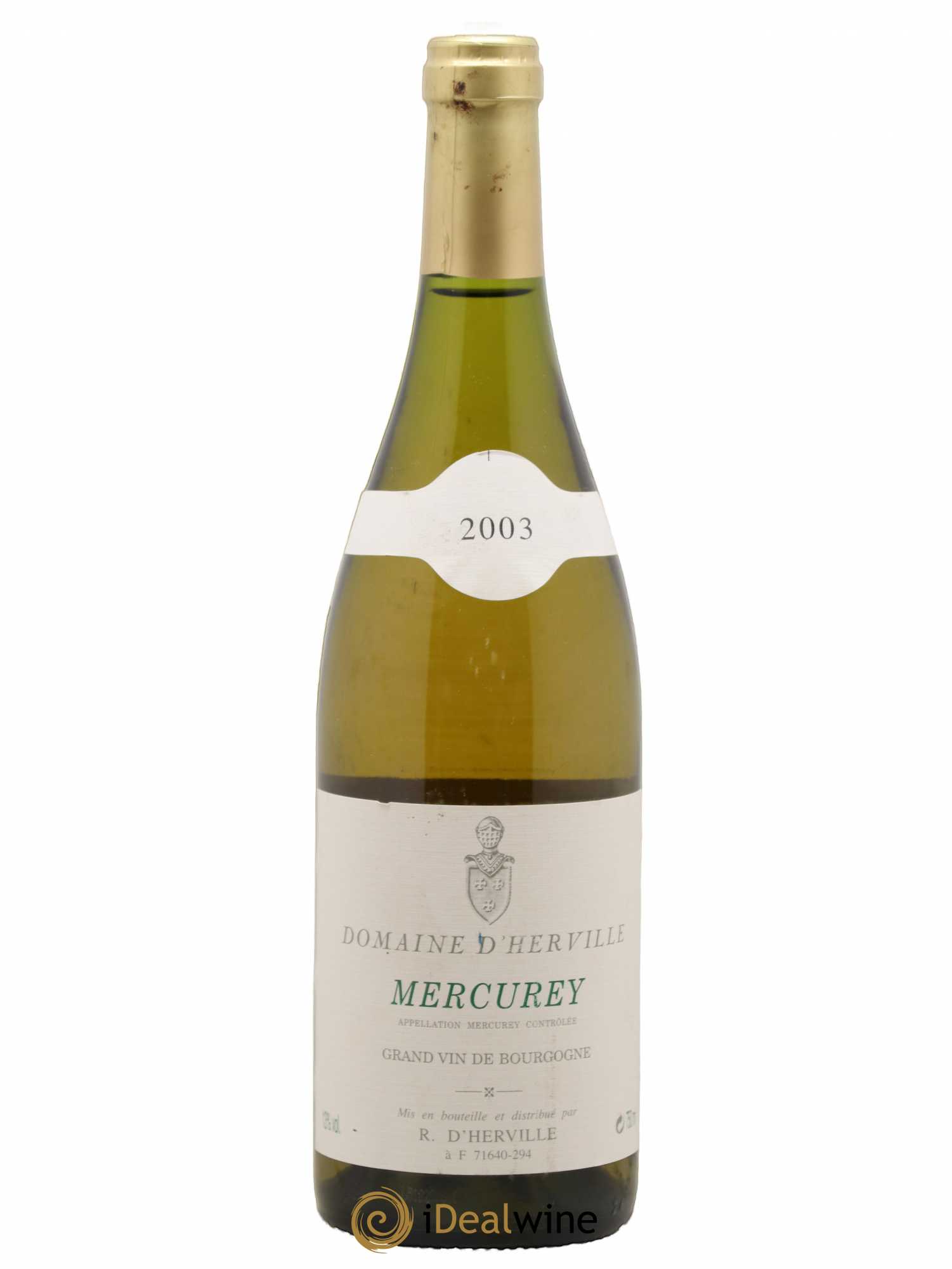 Mercurey Domaine D'Herville 2003 - Posten von 1 Flasche - 0