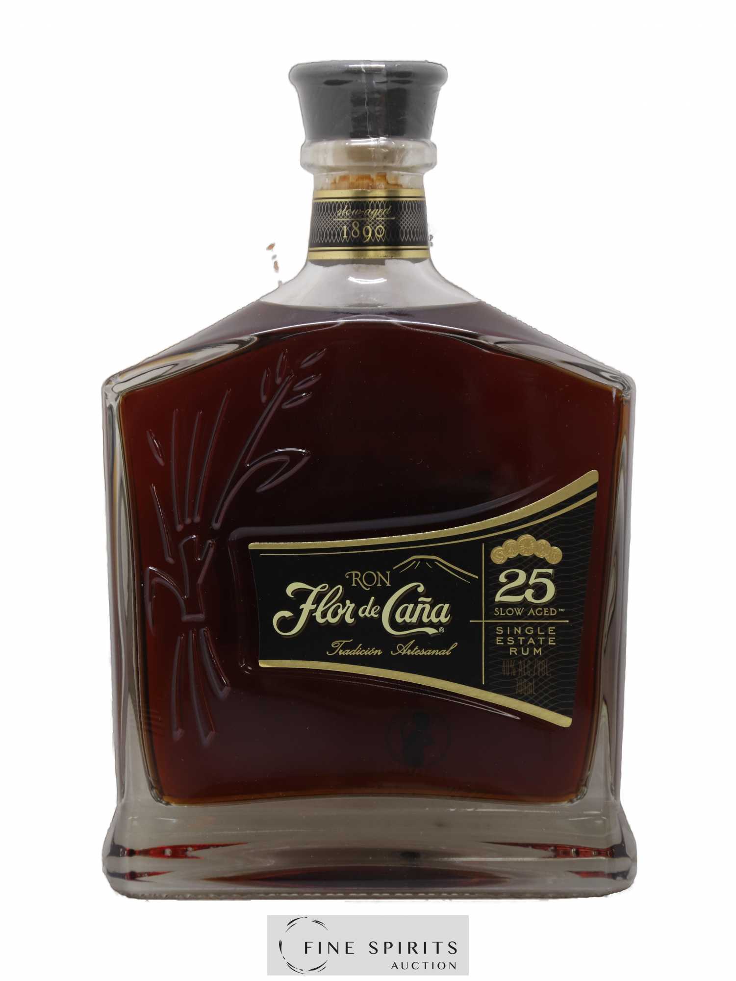 Flor de Caña 25 years Of. Slow Aged - Lot de 1 bouteille - 1
