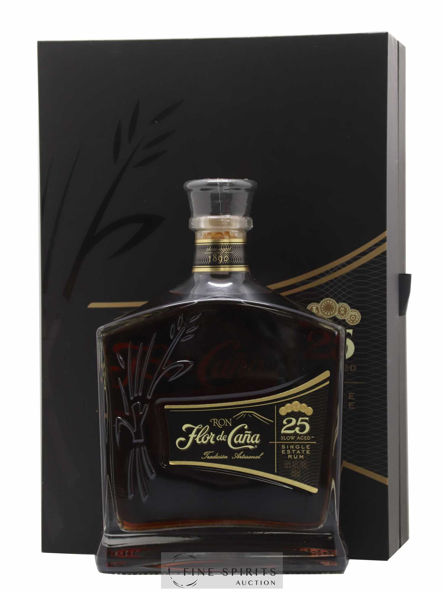 Flor de Caña 25 years Of. Slow Aged - Lot de 1 bouteille - 0