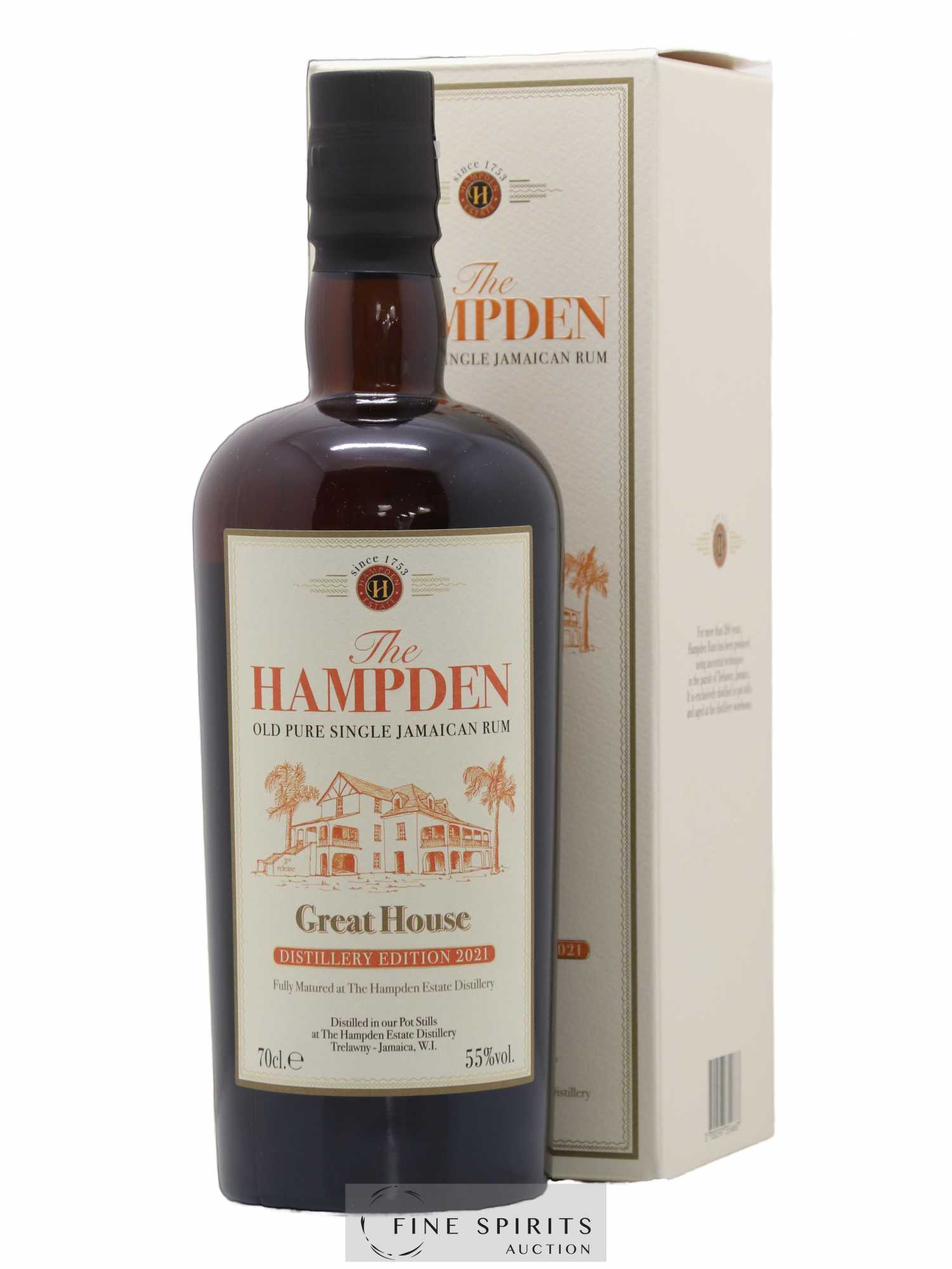 Hampden Of. Great House Distillery Edition 2021 - Lot de 1 bouteille - 0