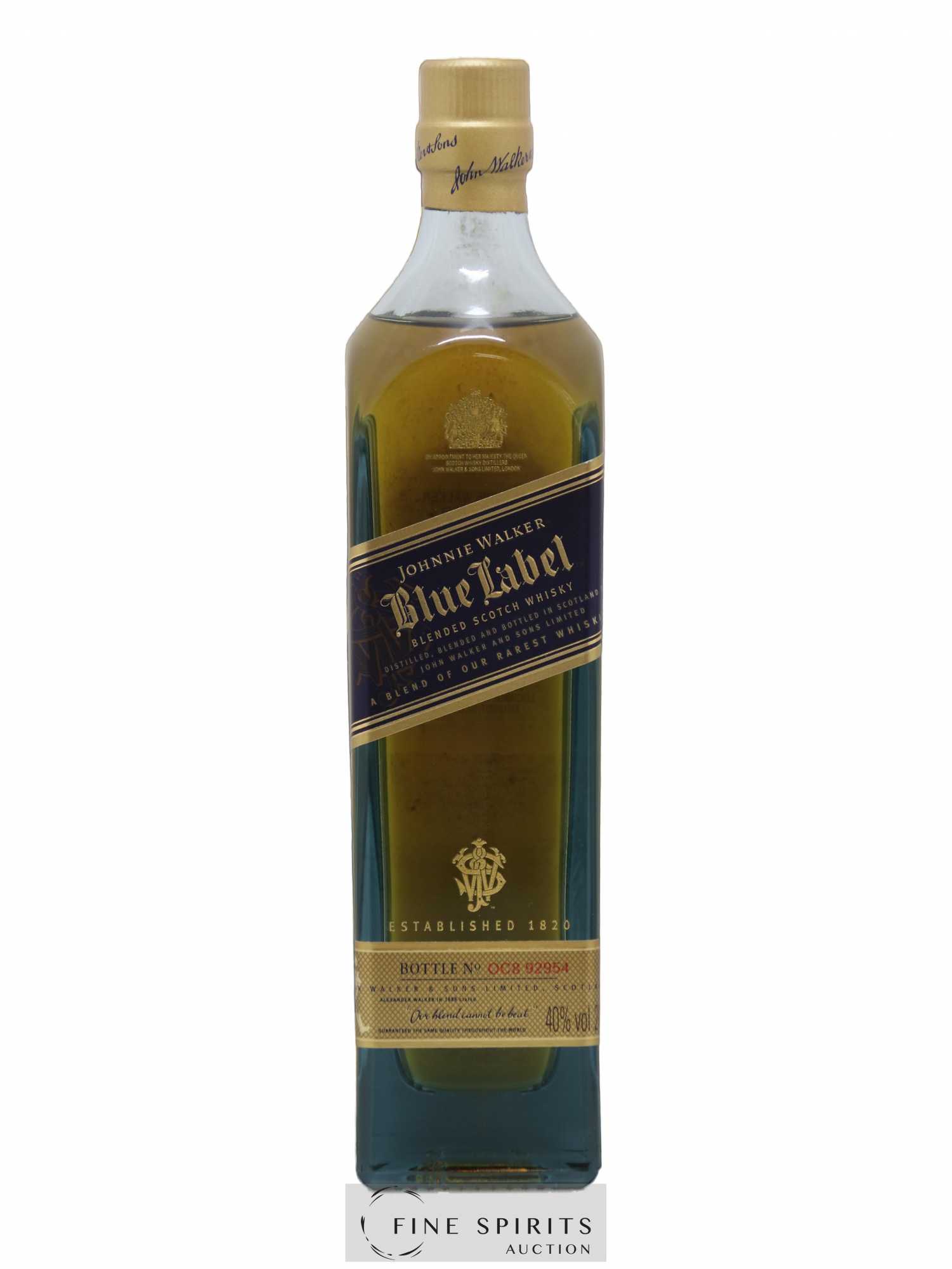 Johnnie Walker Of. Blue Label (20cl.) - Lot de 1 bouteille - 1