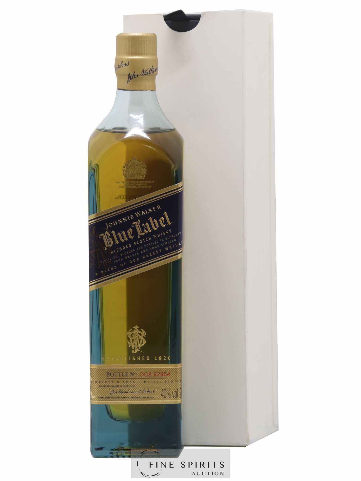 Johnnie Walker Of. Blue Label (20cl.) - Lot de 1 bouteille - 0