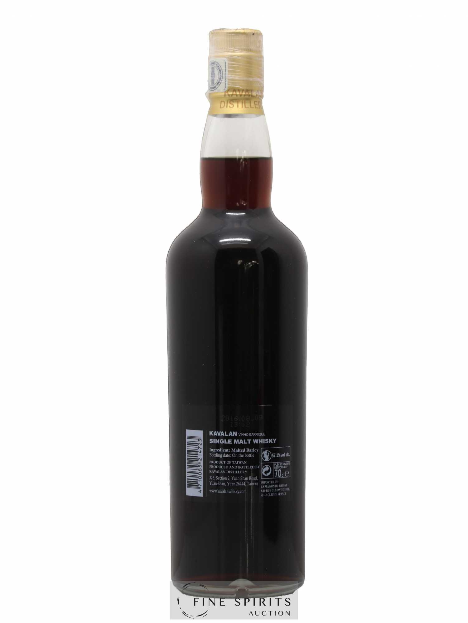 Kavalan Of. Selection Vinho Cask n°W120309029A - One of 242 - bottled 2016 LMDW 60th Anniversary Cask Strength - Lot de 1 bouteille - 2