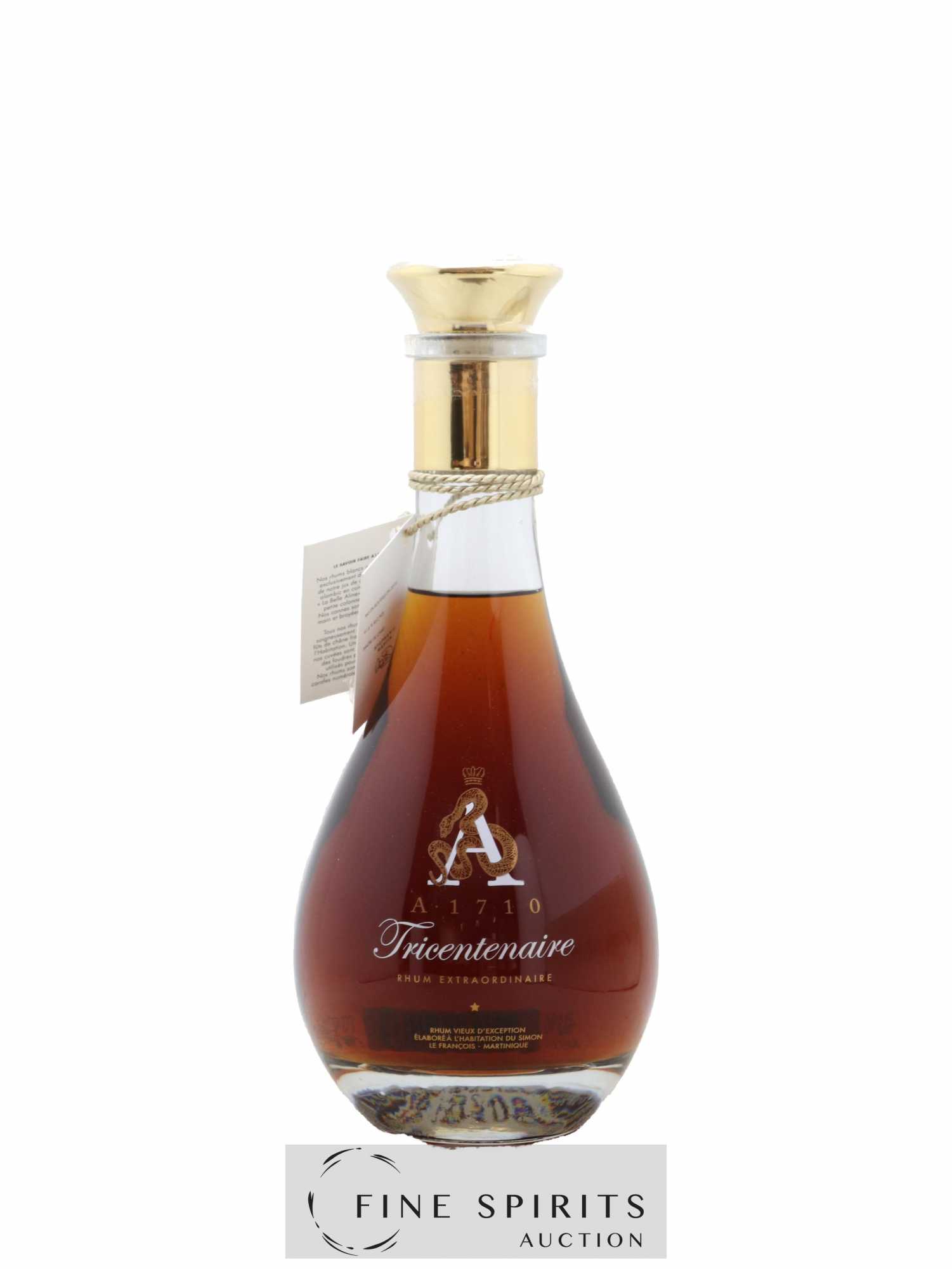A1710 Of. Tricentenaire Rhum Extraordinaire - Lot de 1 bouteille - 1