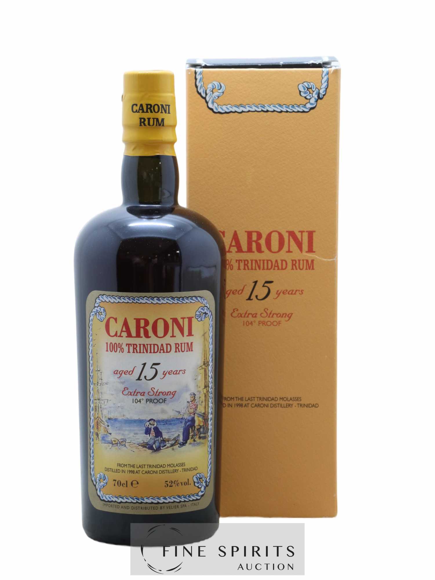 Caroni 15 years 1998 Velier 104° Proof bottled 2013 Extra Strong - Lot de 1 bouteille - 0